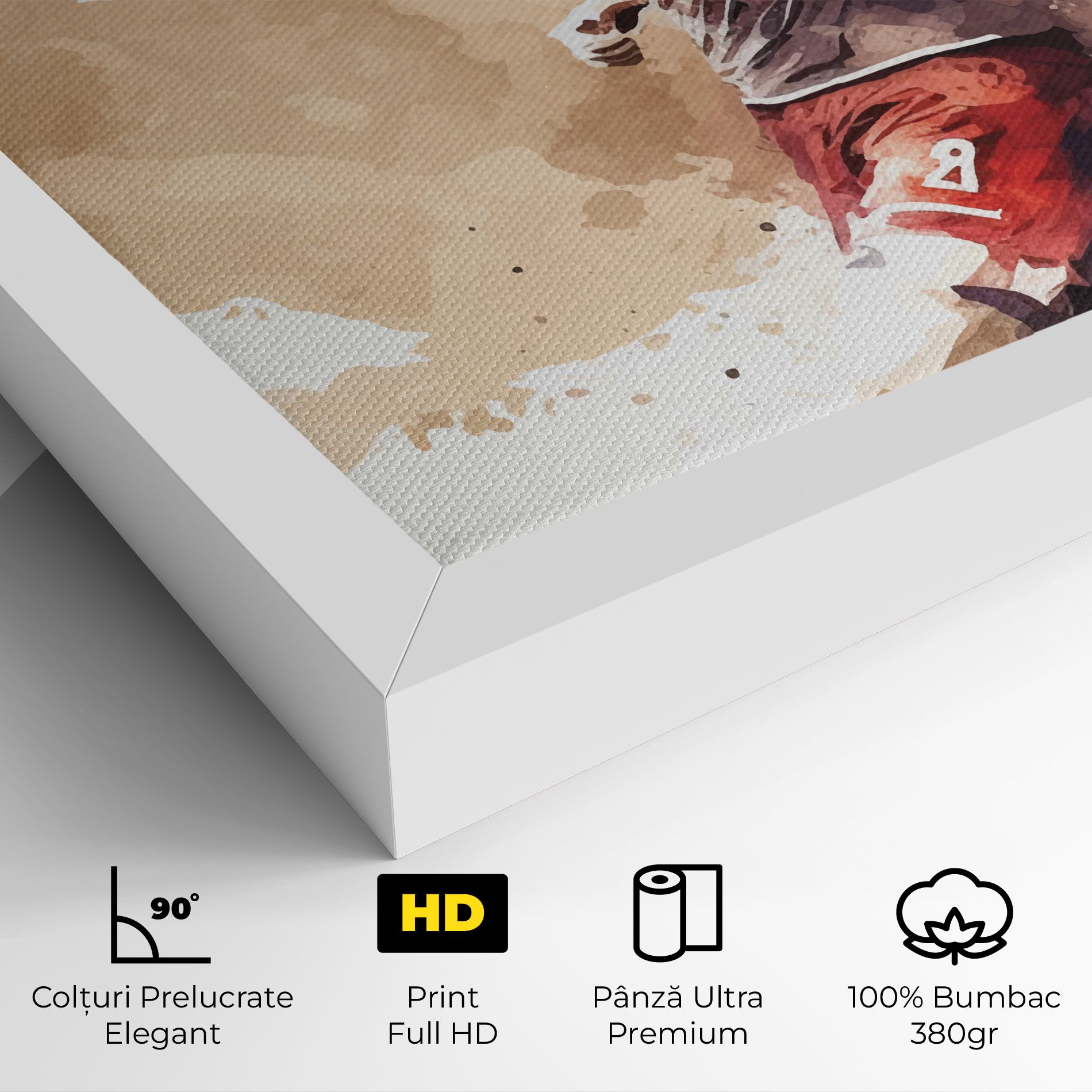 Football Red Cream mockup 4