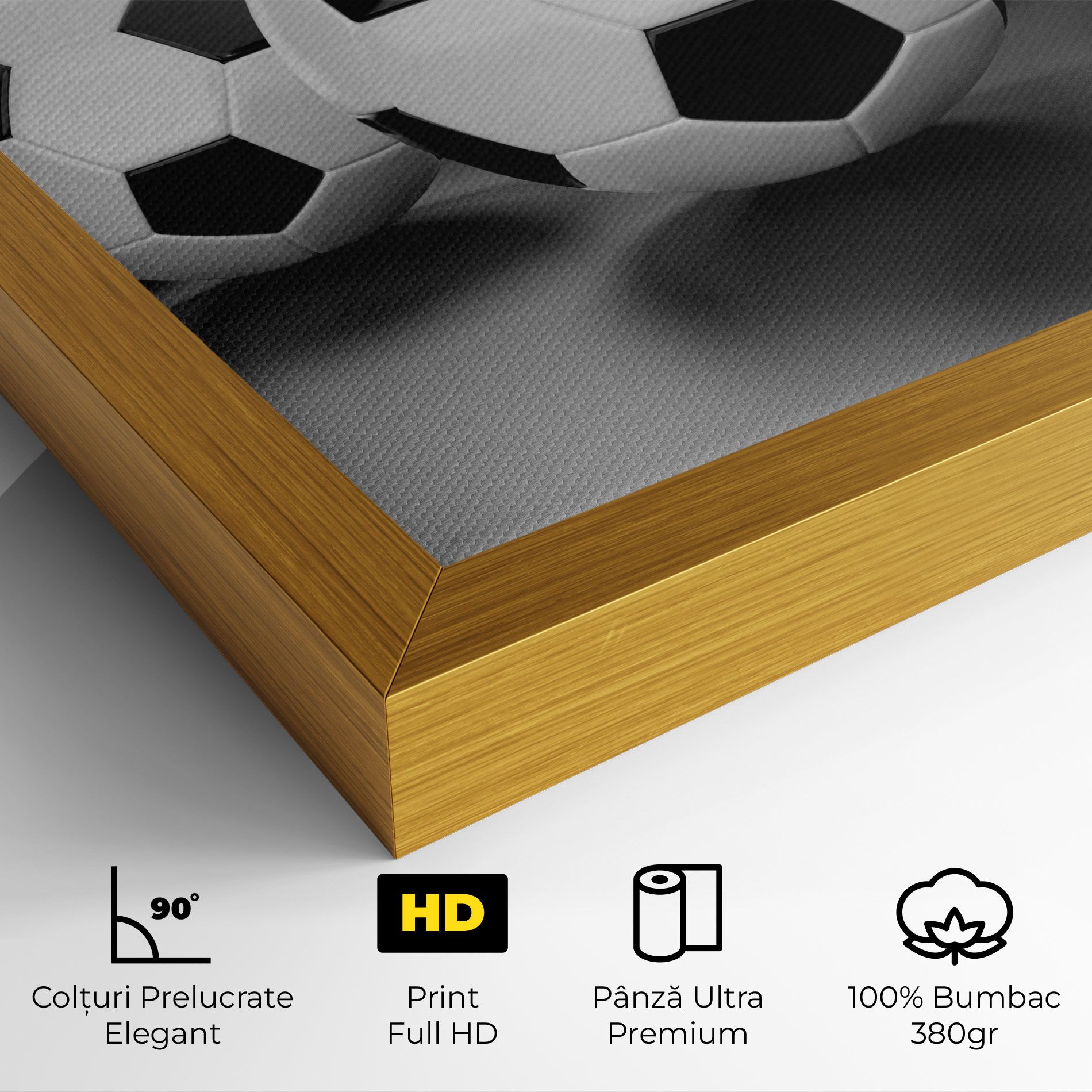 Black White Football mockup 4