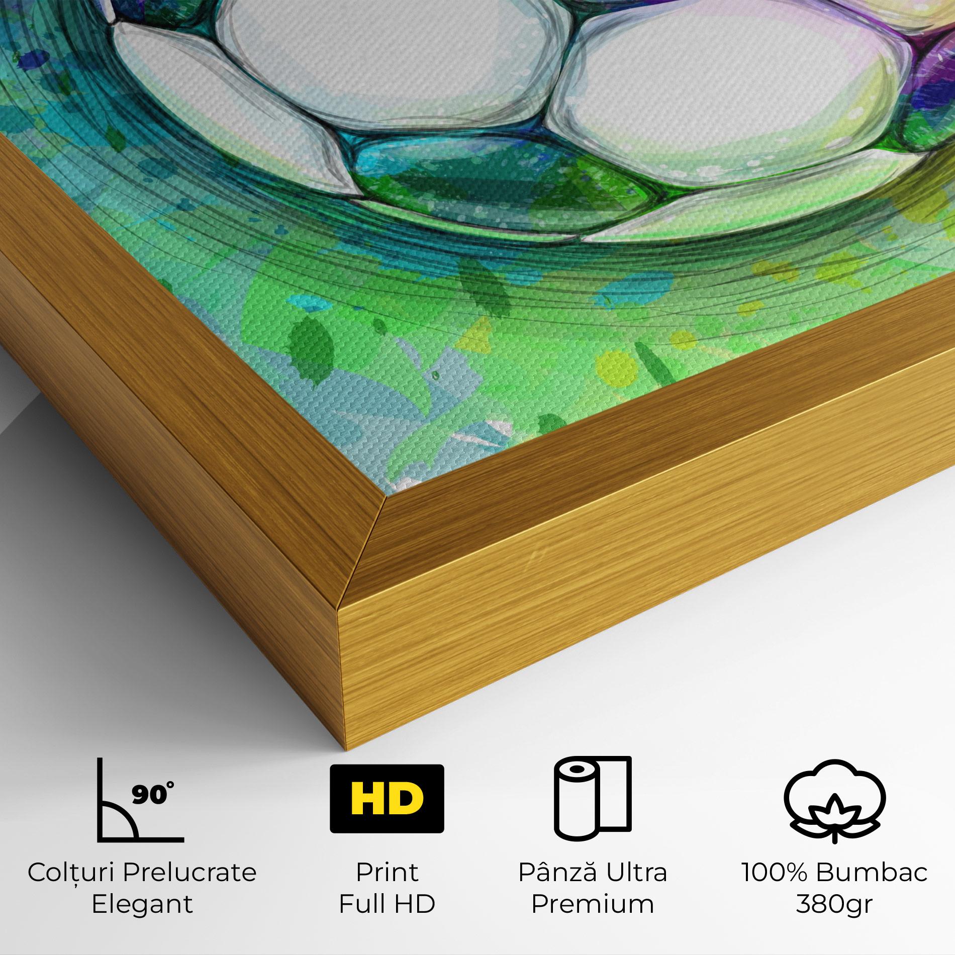 Tablou Canvas Colorful Football mockup 4