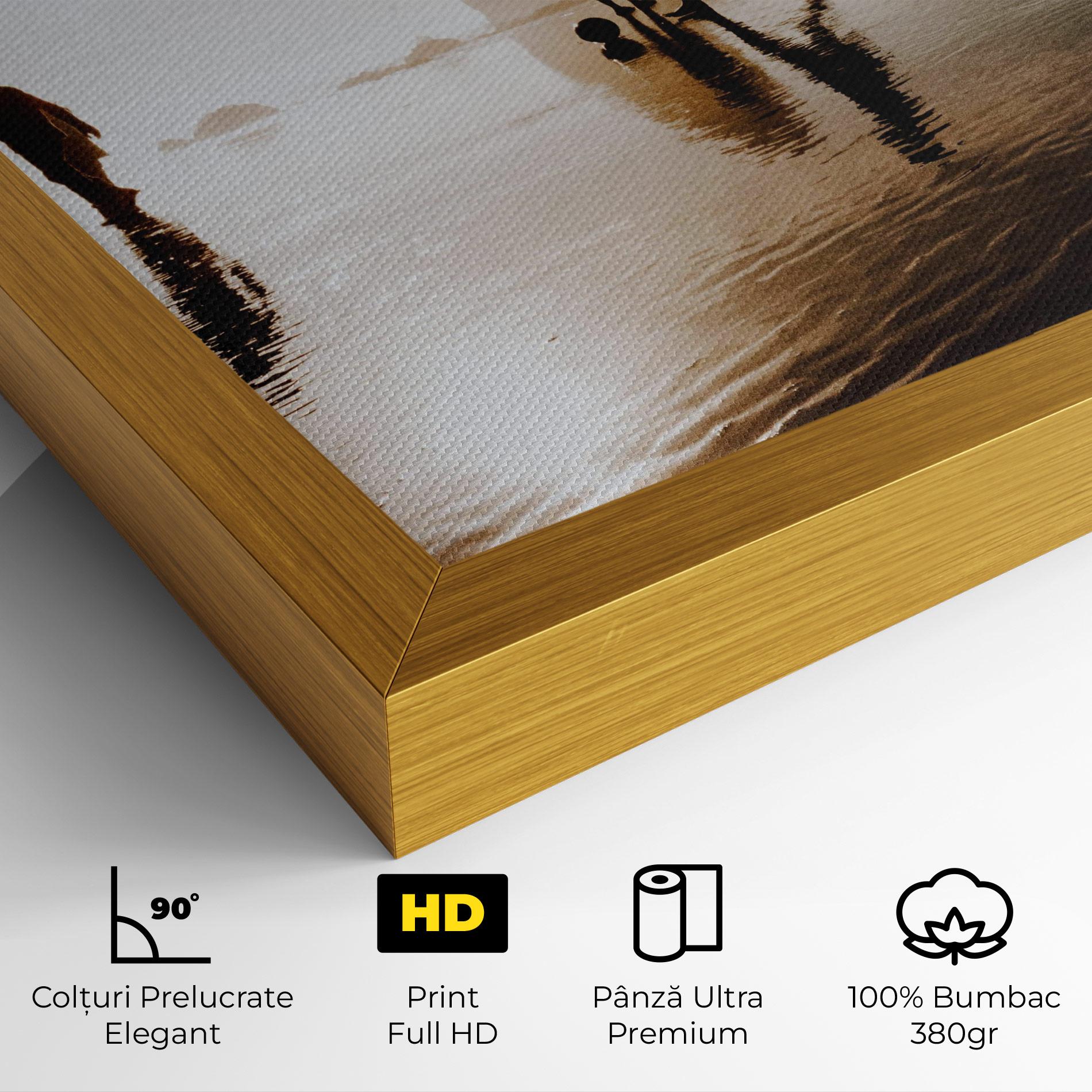 Tablou Canvas Football On Water mockup 4