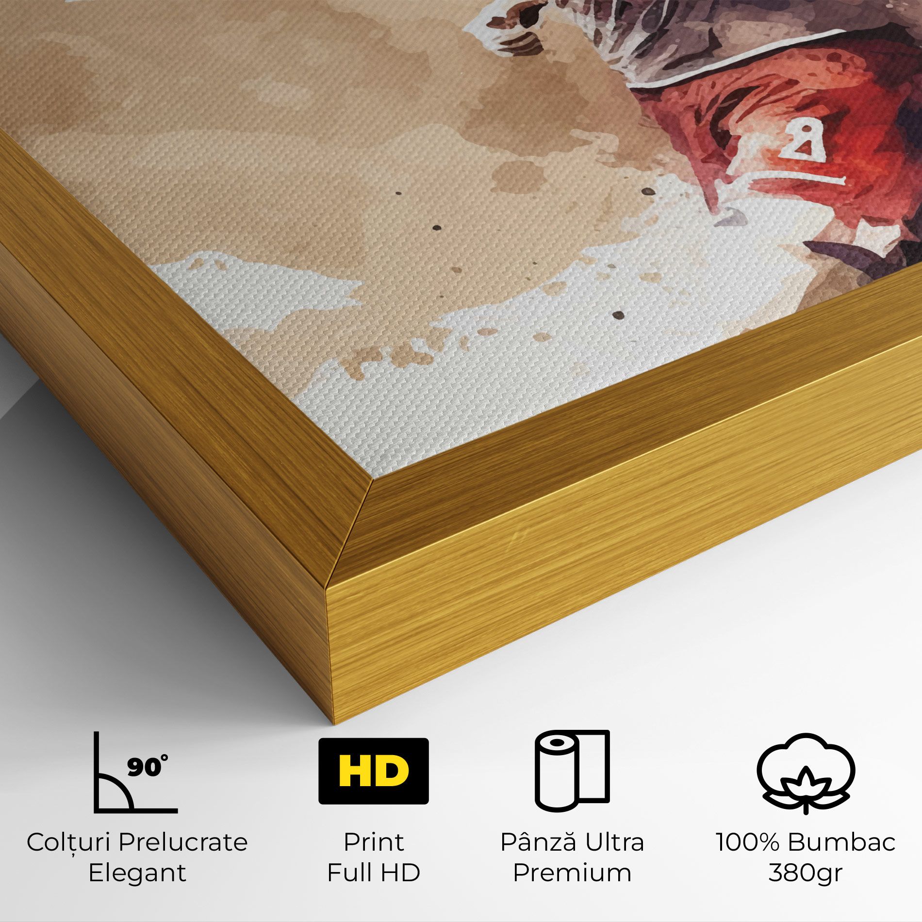 Football Red Cream mockup 4