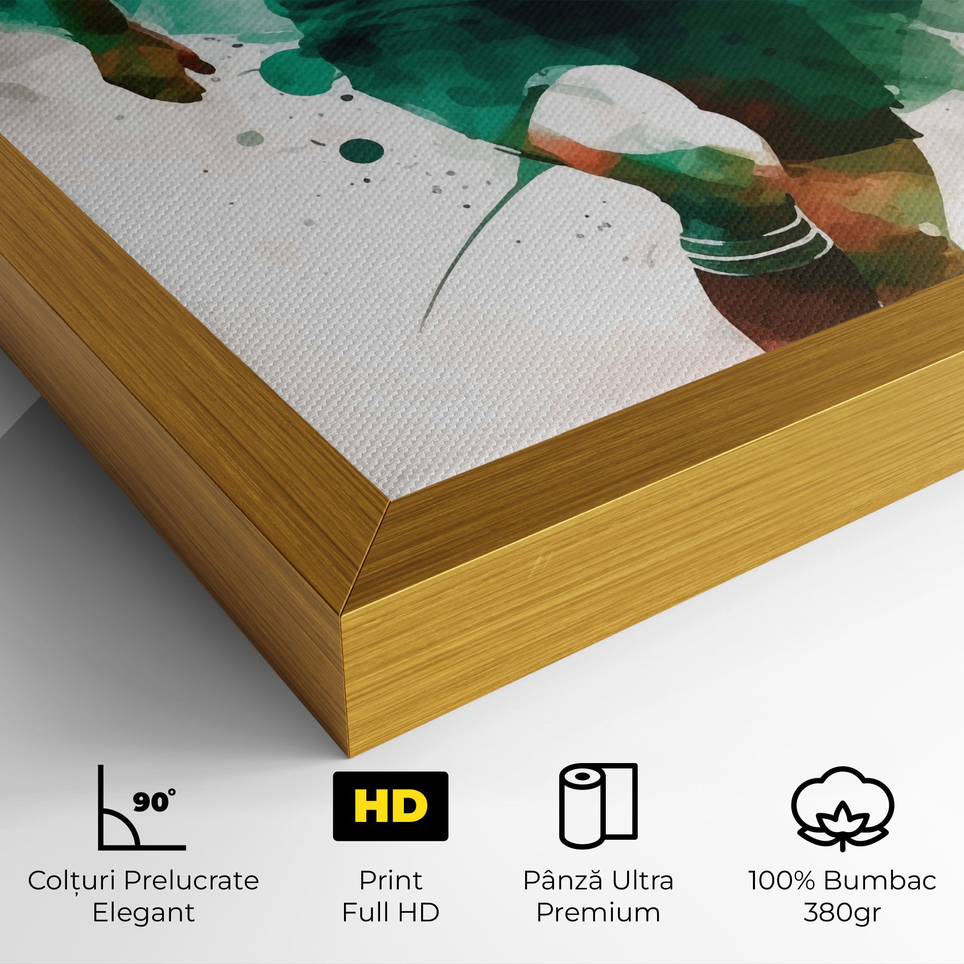 Green Football mockup 4