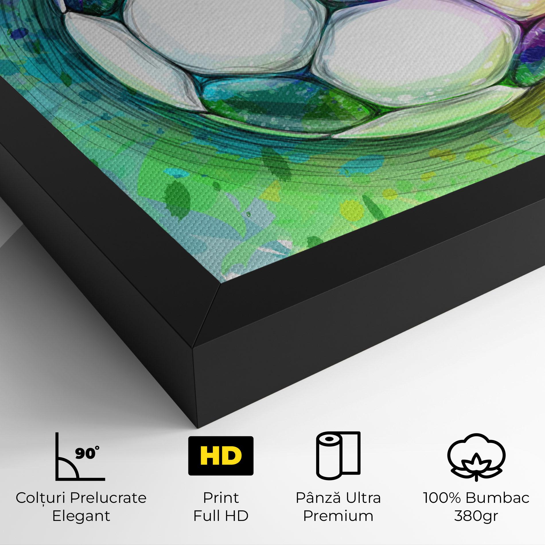 Tablou Canvas Colorful Football mockup 4