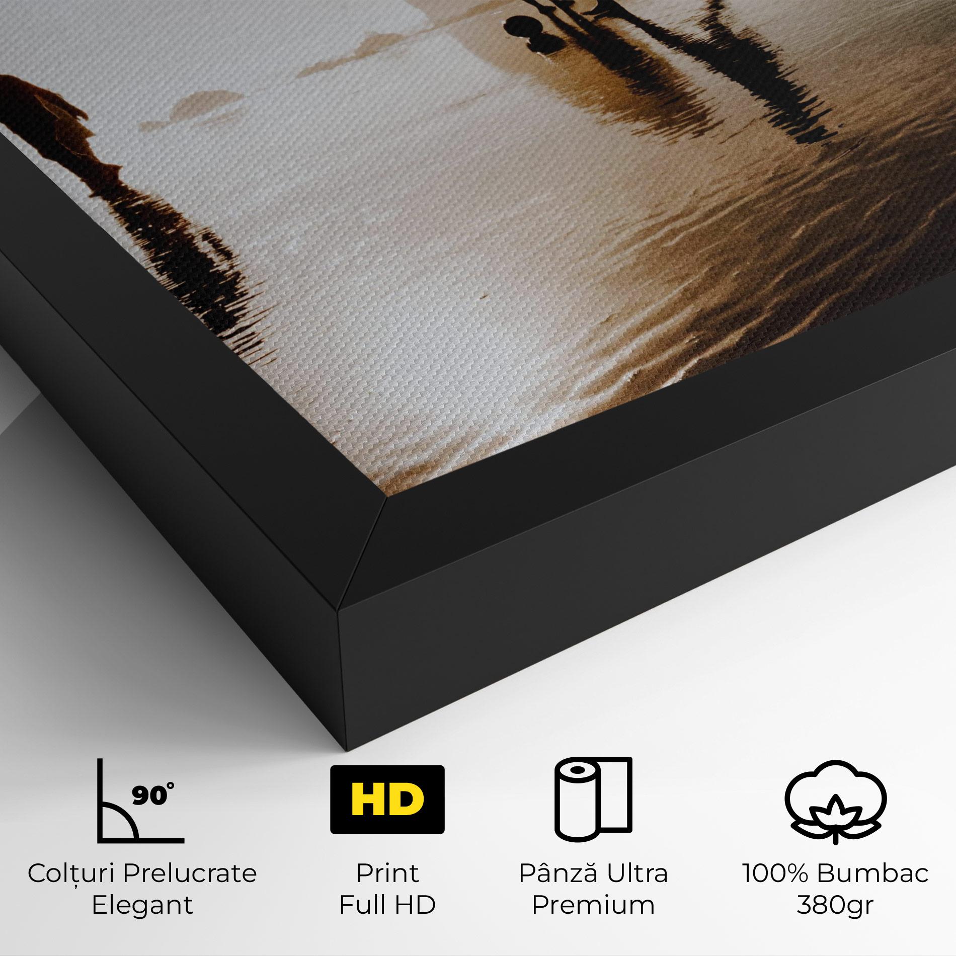 Tablou Canvas Football On Water mockup 4