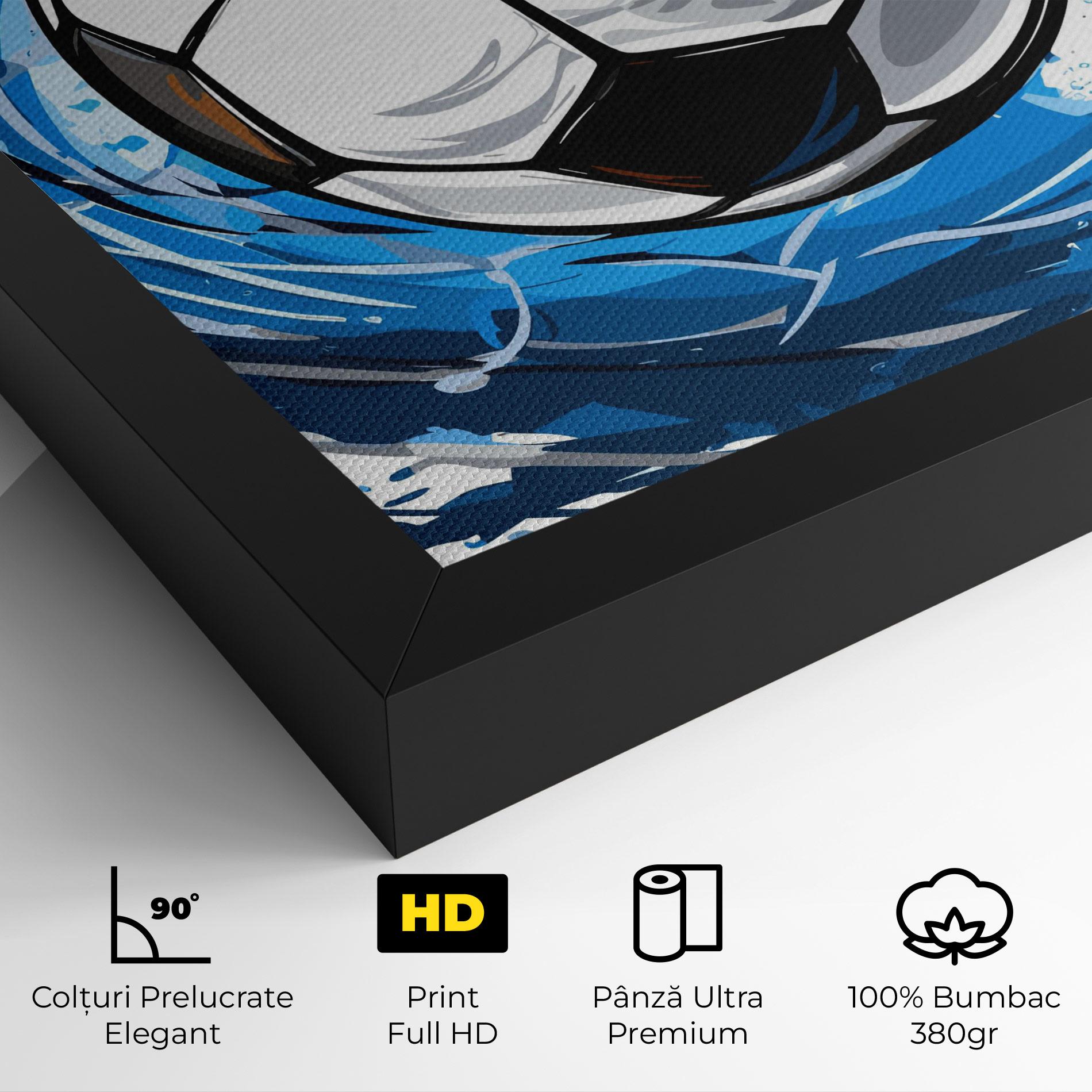 Tablou Canvas Football Wave mockup 4