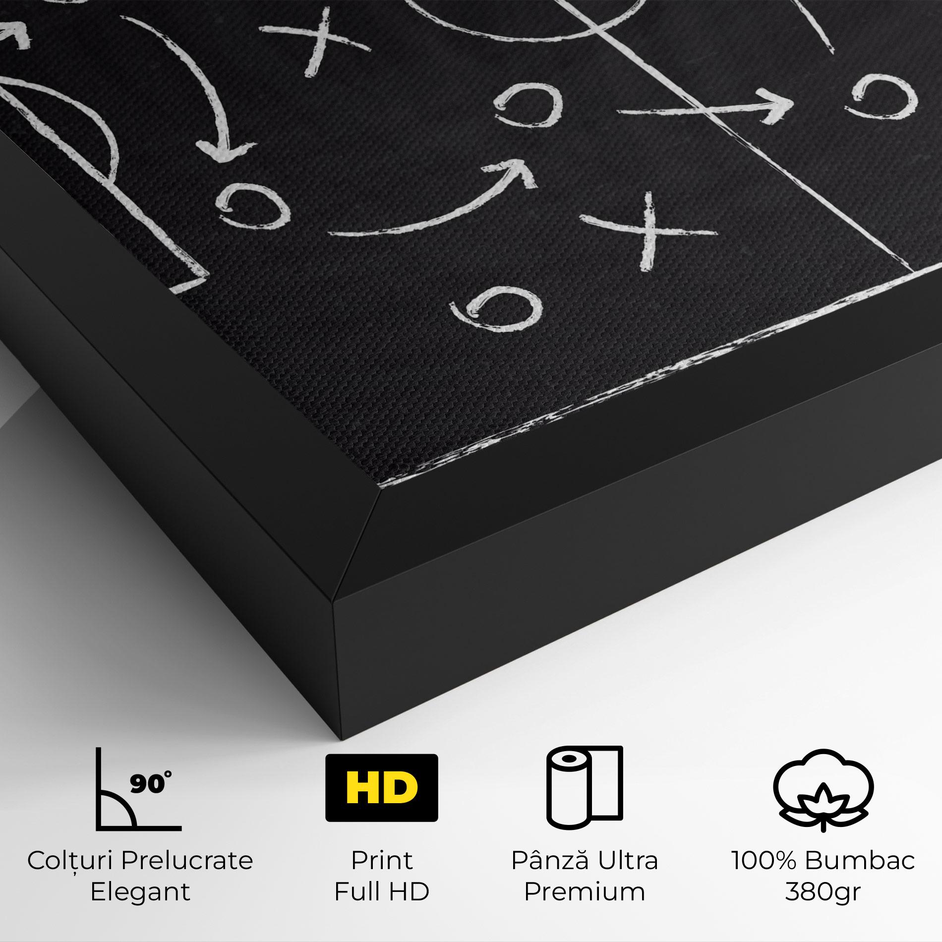 Tablou Canvas Grey Board Football mockup 4