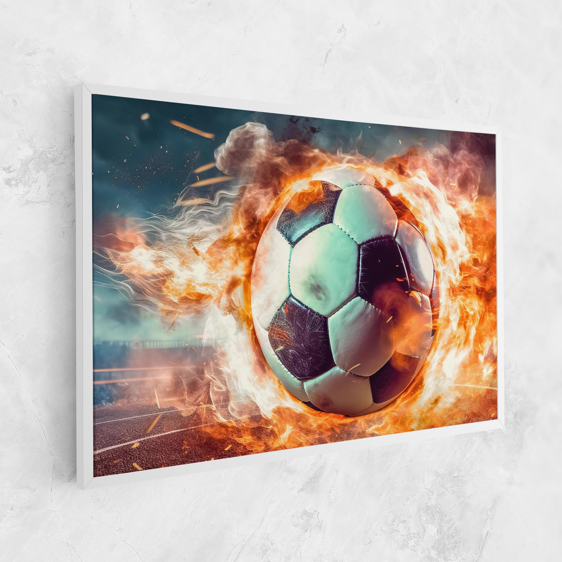 Tablou Canvas Football Explosion mockup 1