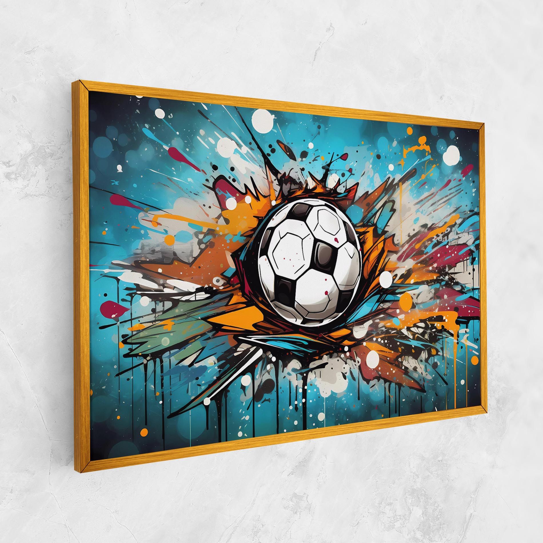 Football Graffiti Style mockup 1