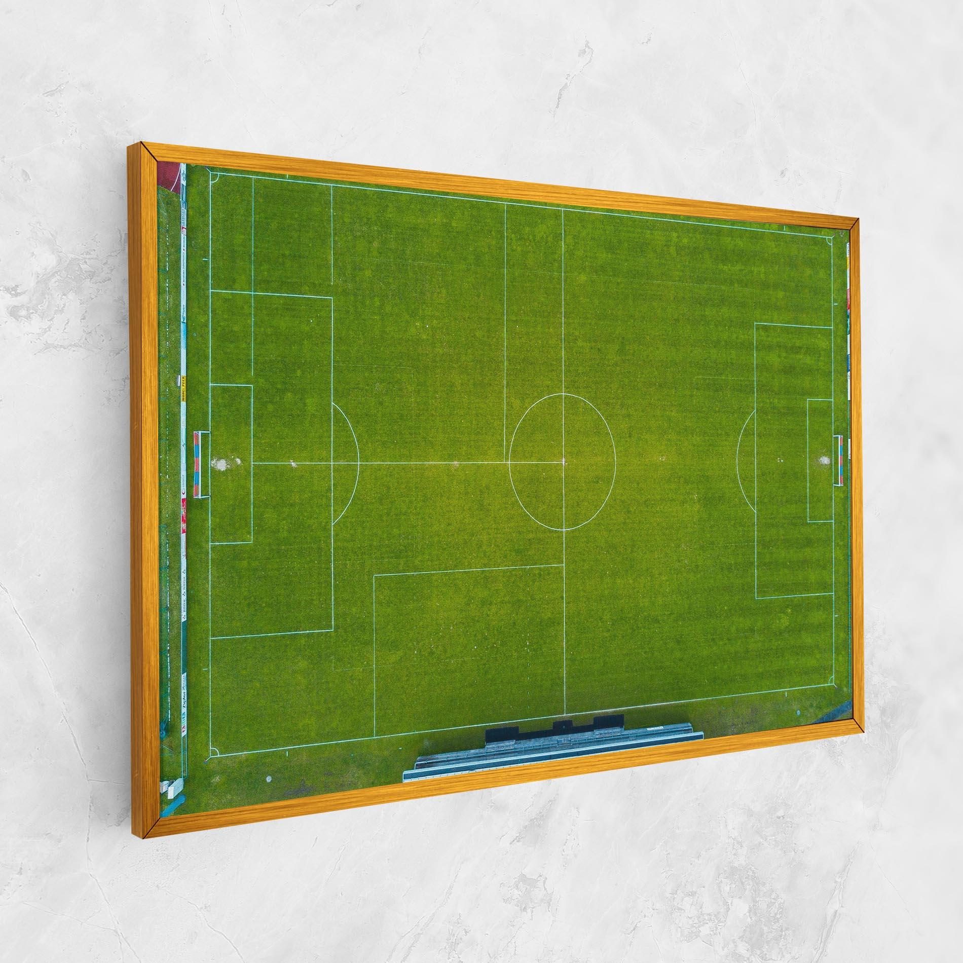 Tablou Canvas Green Football Field mockup 1