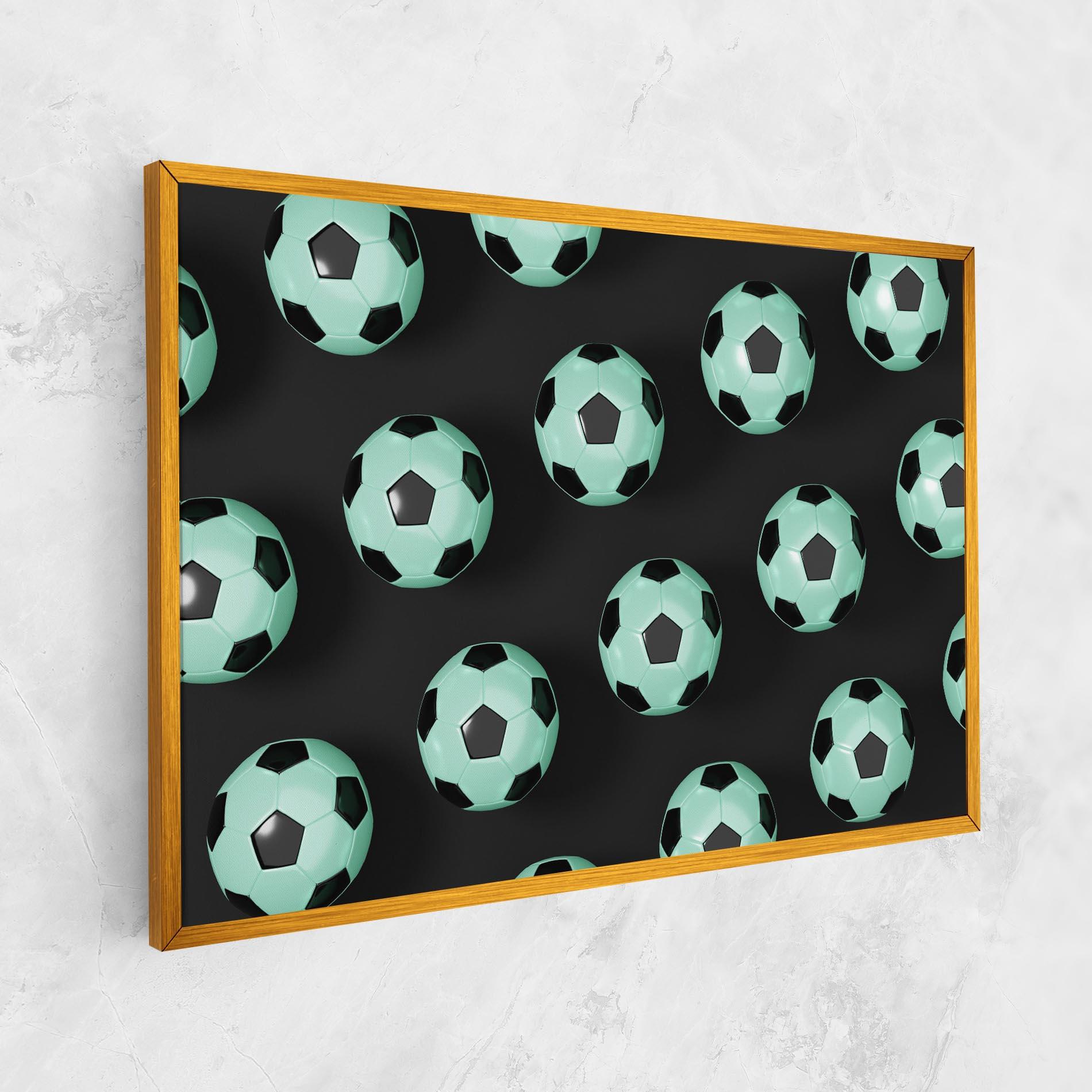 Tablou Canvas Green Light Football mockup 1