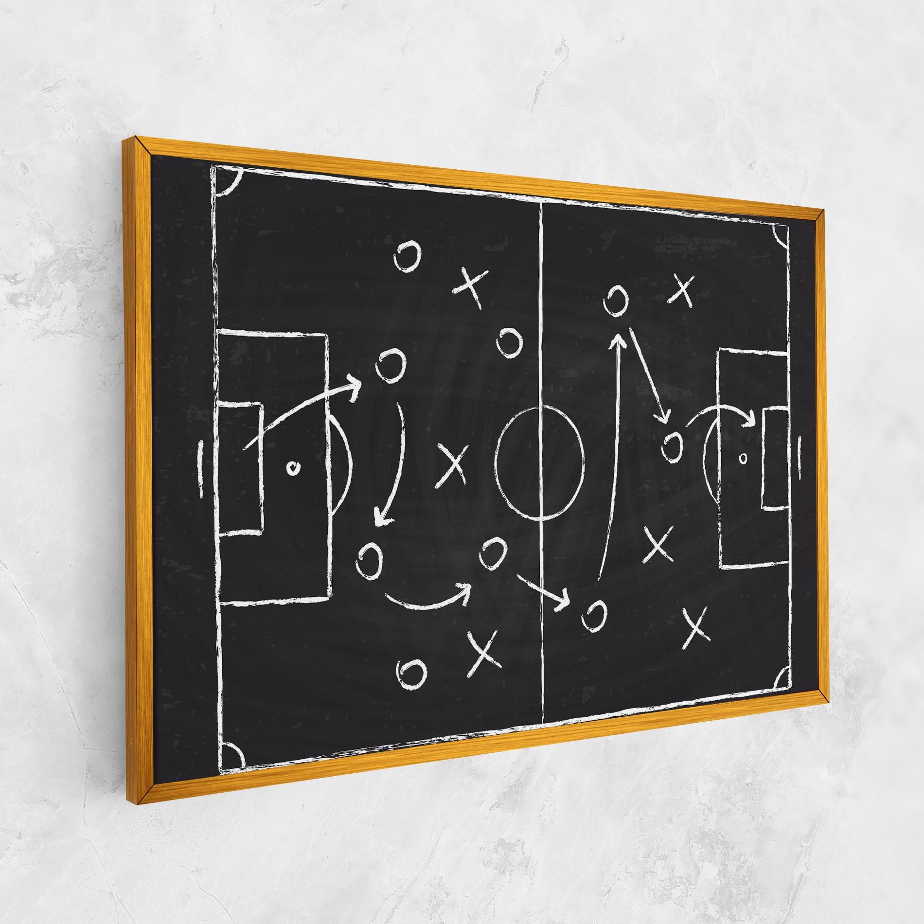 Tablou Canvas Grey Board Football mockup 1