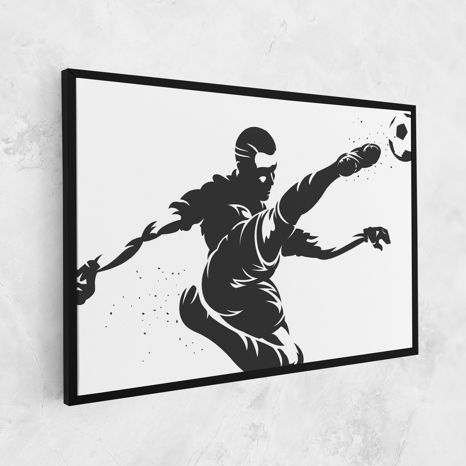Tablou Canvas Air Football mockup 1