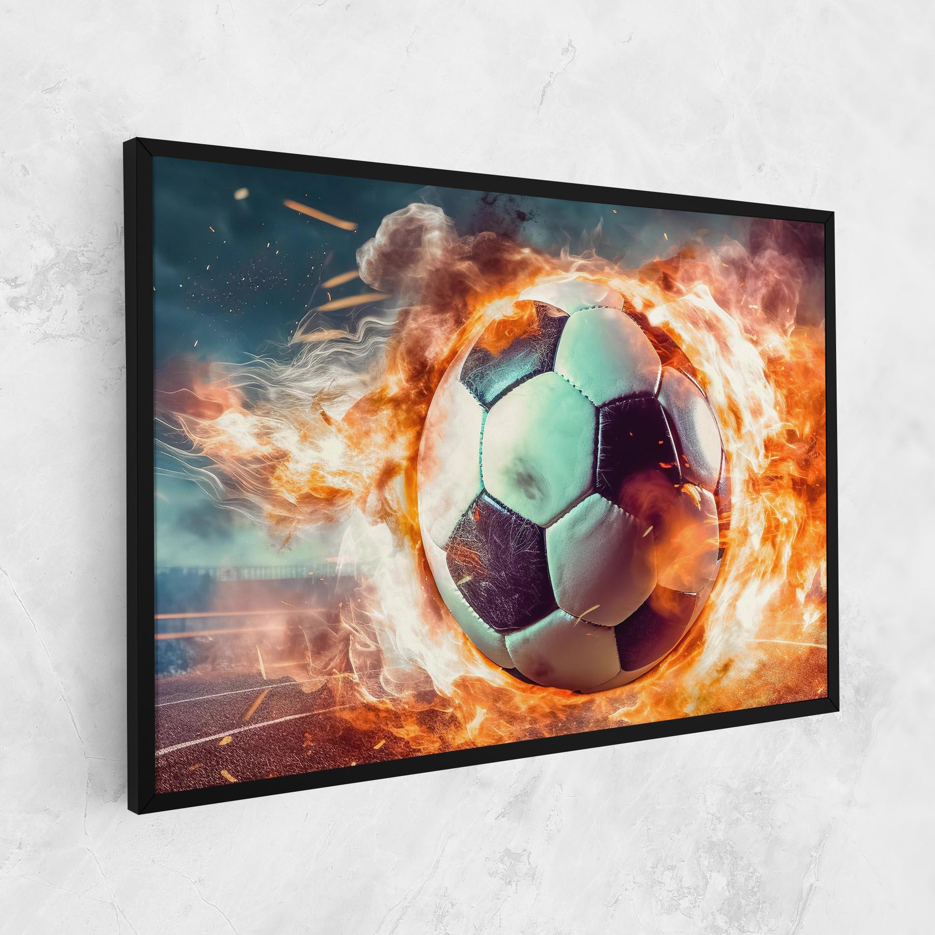 Tablou Canvas Football Explosion mockup 1