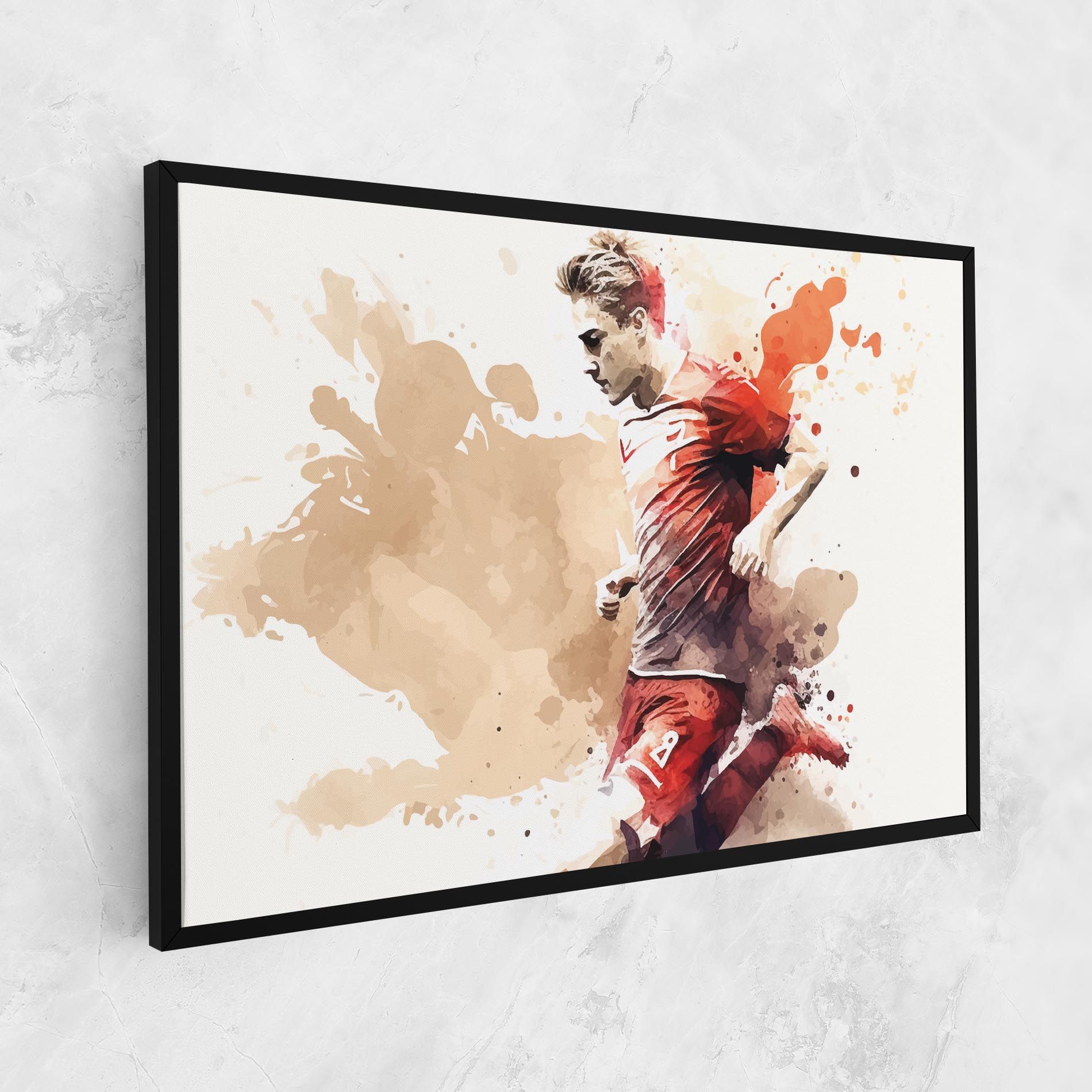 Football Red Cream mockup 1