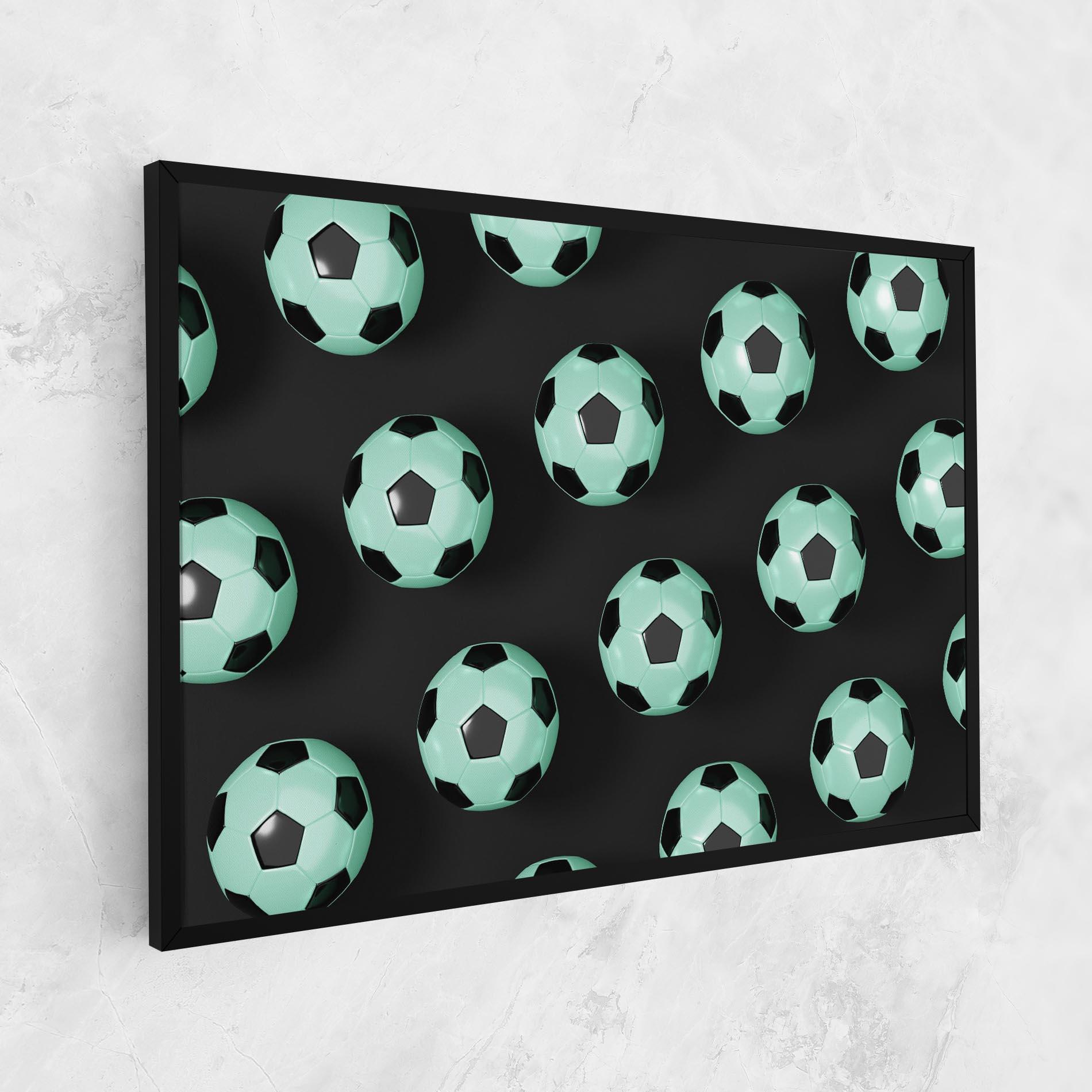 Tablou Canvas Green Light Football mockup 1