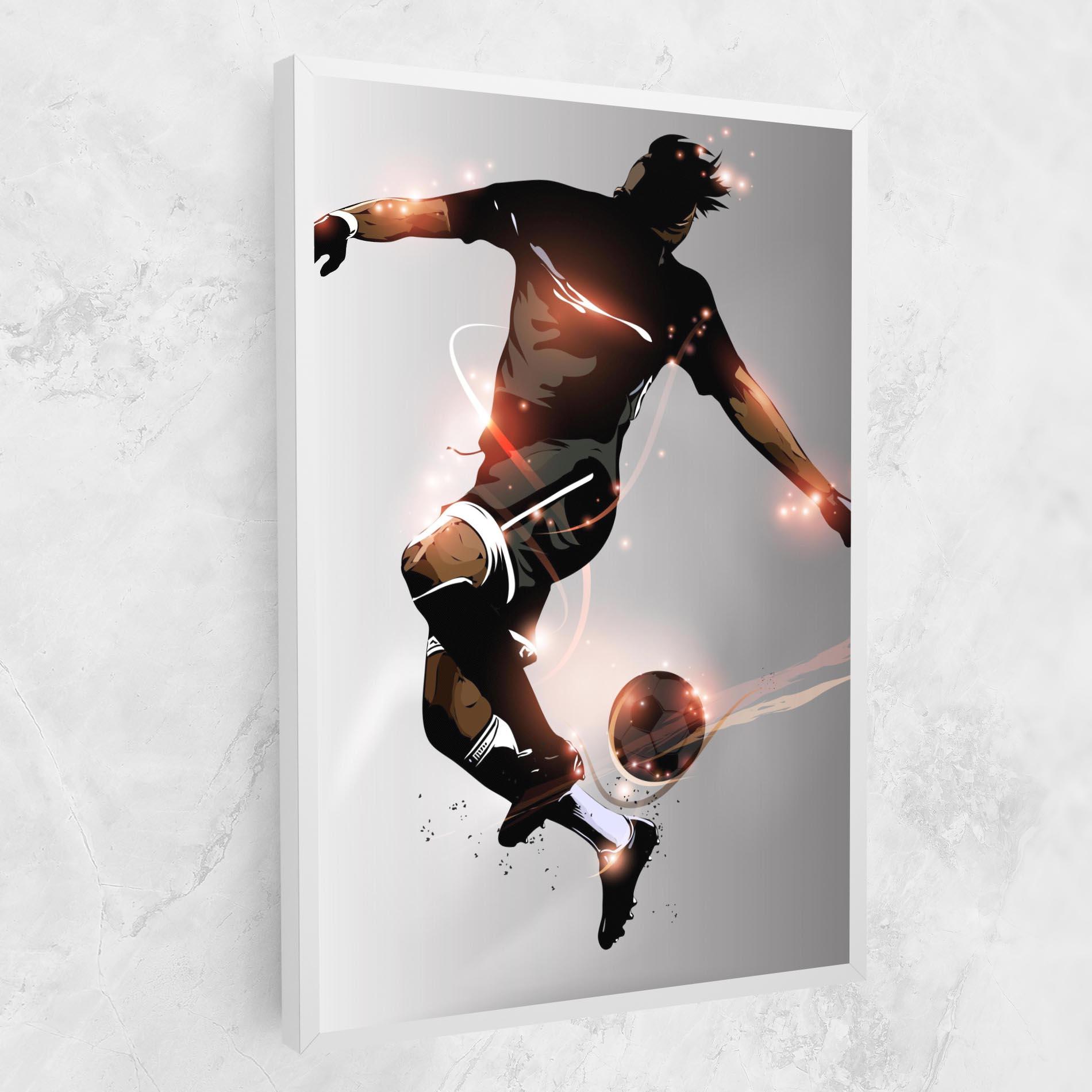 Tablou Canvas Football Jump mockup 1