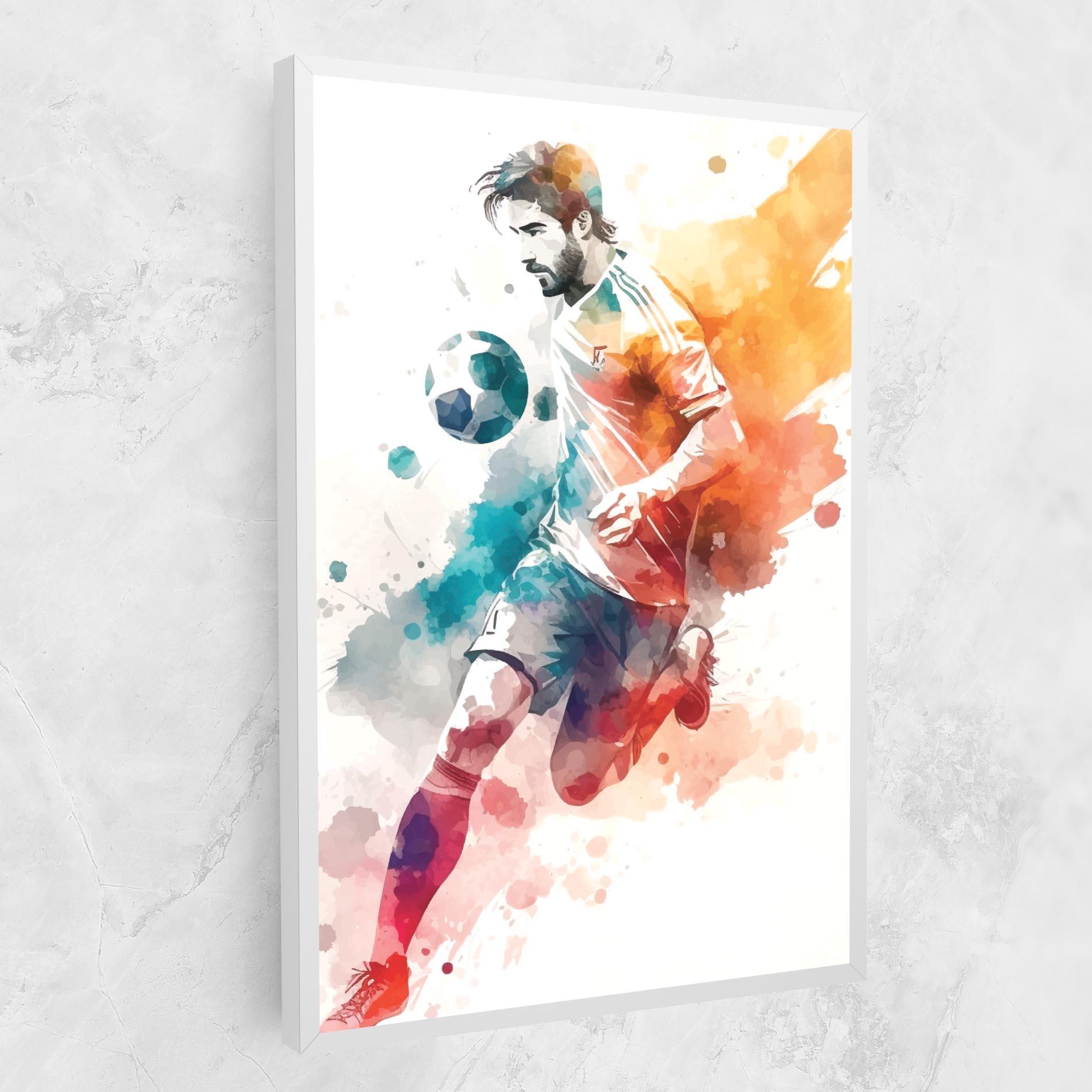 Tablou Canvas Football Watercolor mockup 1