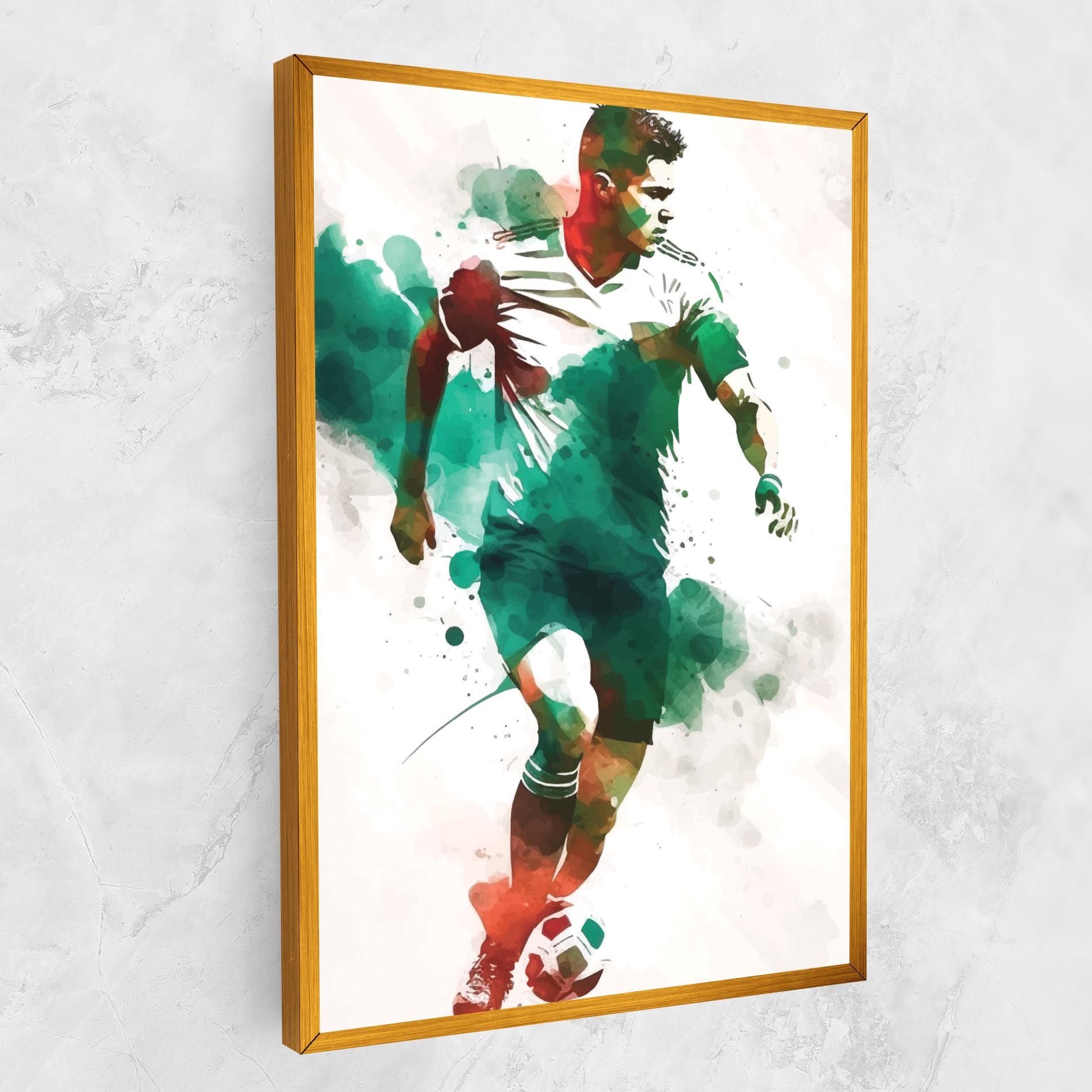 Green Football mockup 1