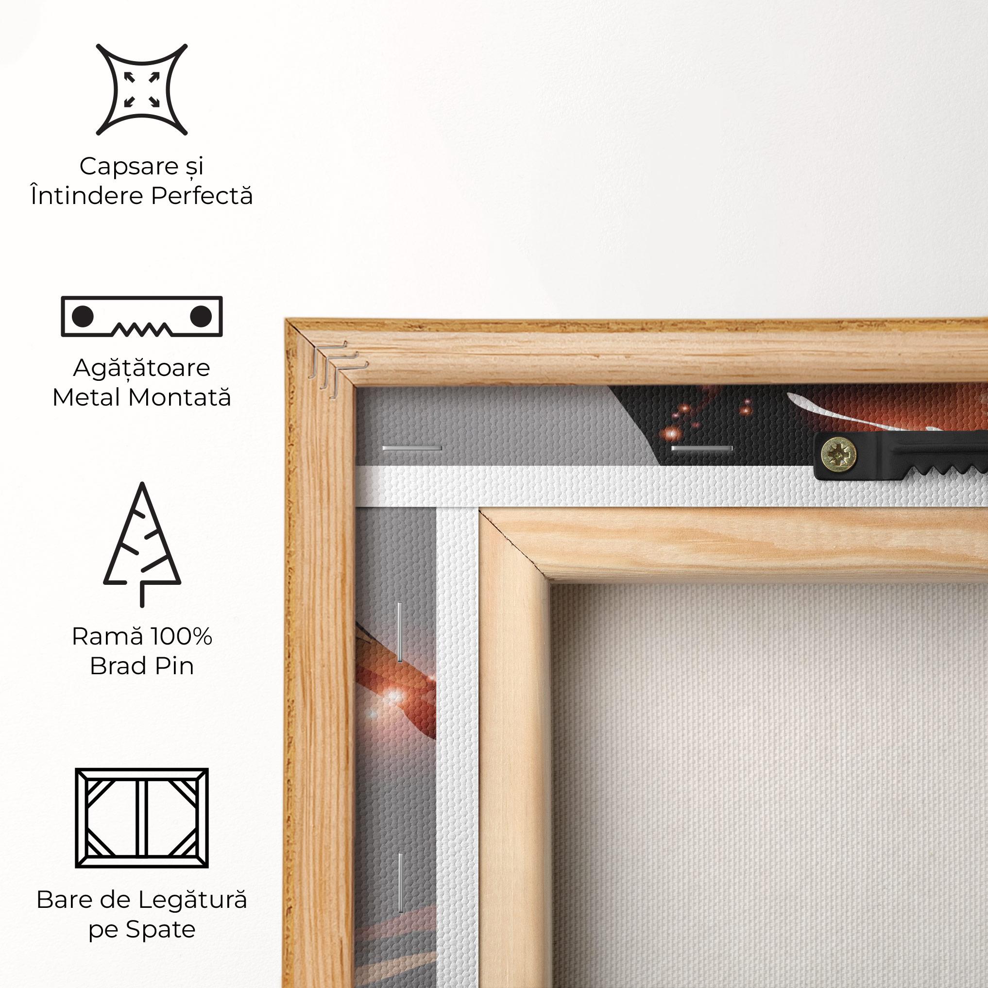 Tablou Canvas Football Jump mockup 5