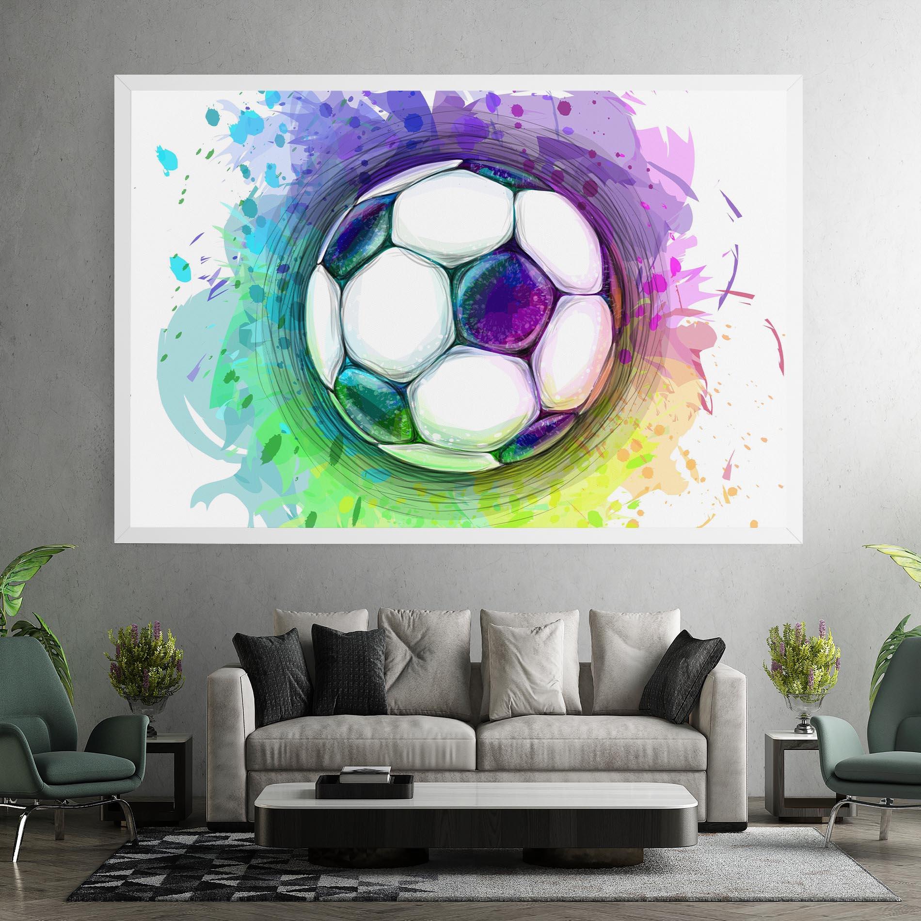 Tablou Canvas Colorful Football mockup 7
