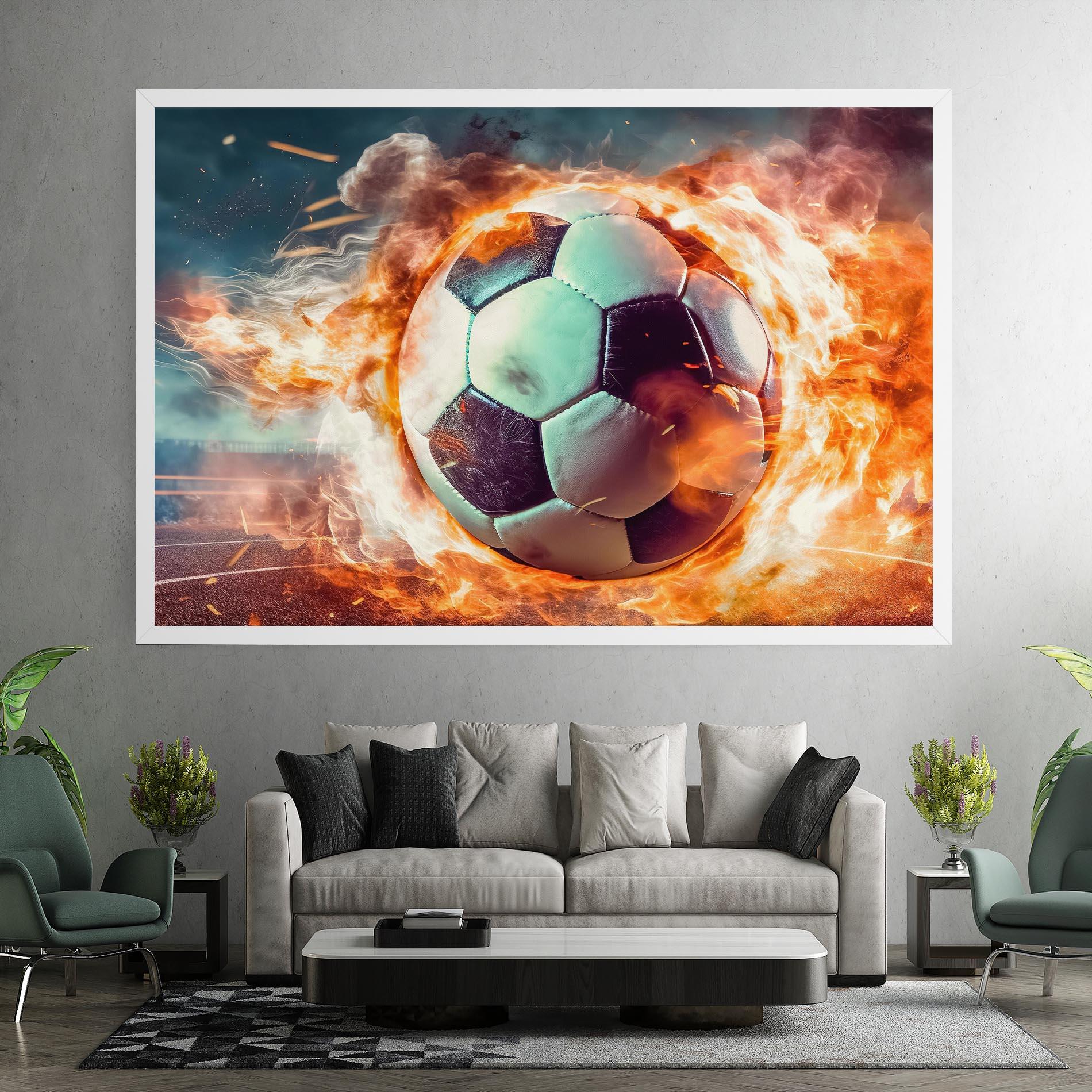 Tablou Canvas Football Explosion mockup 7