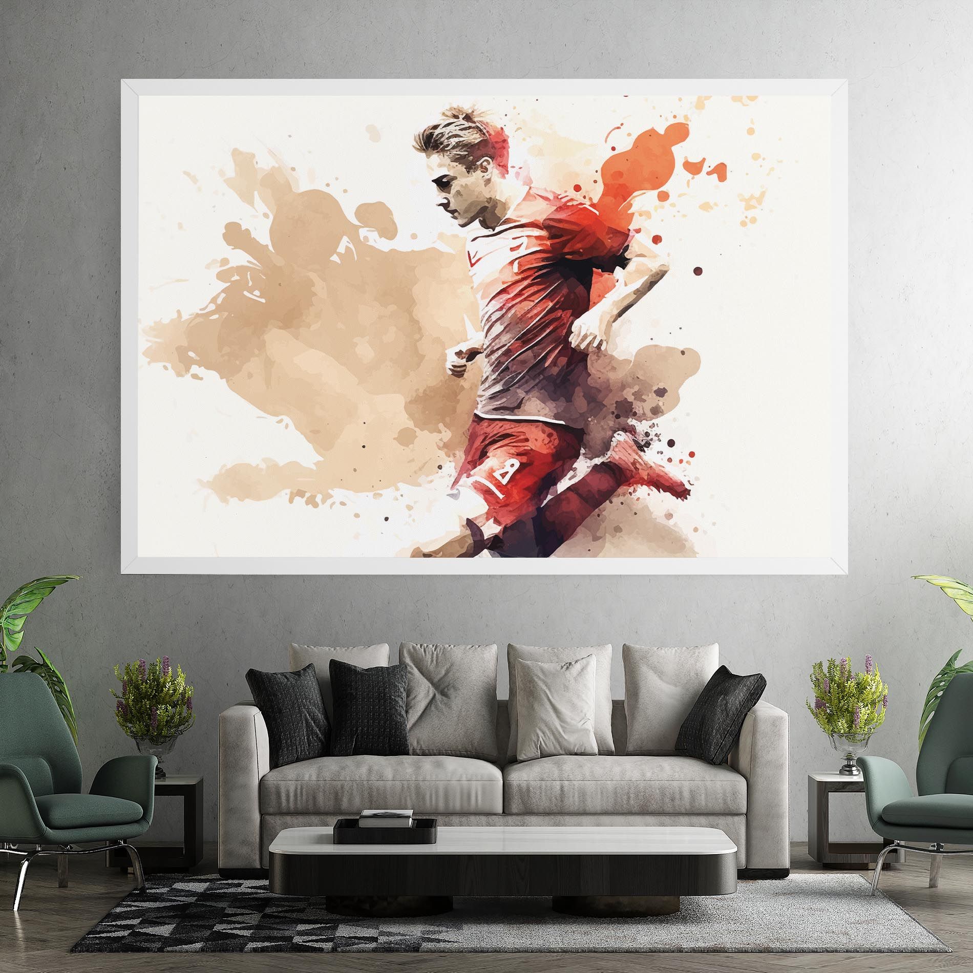 Football Red Cream mockup 7