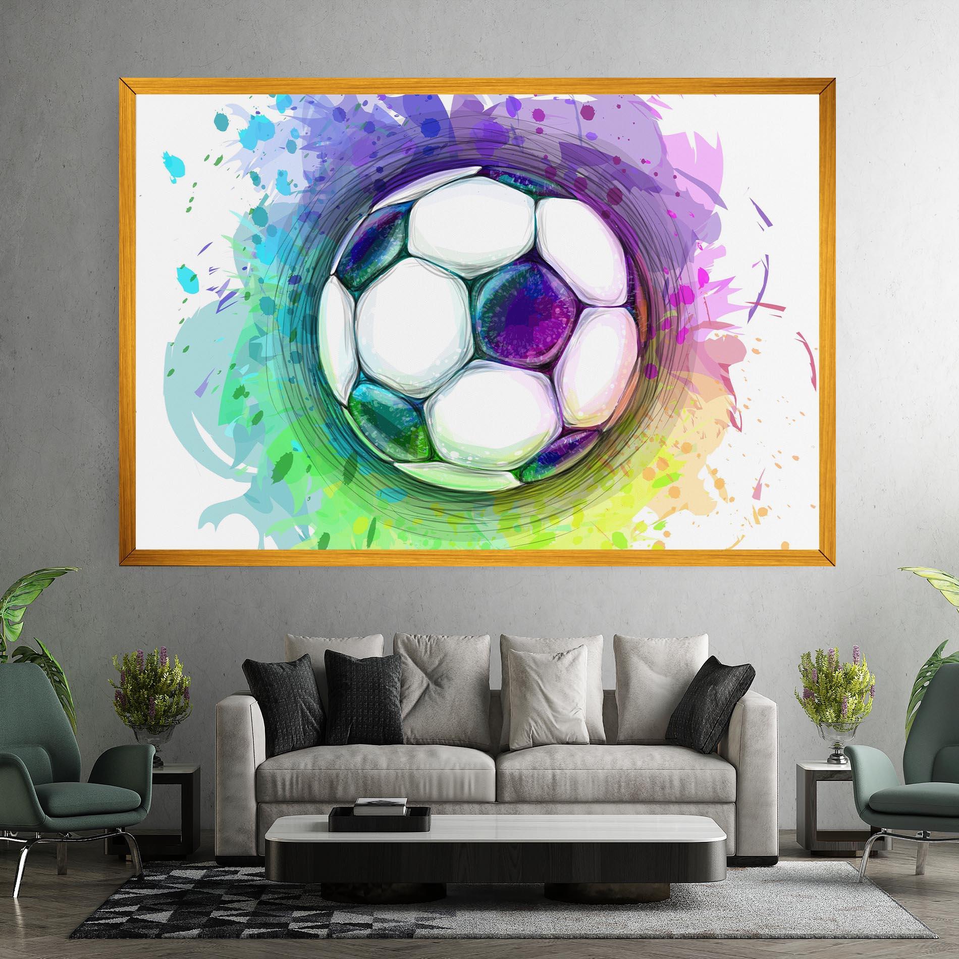 Tablou Canvas Colorful Football mockup 7