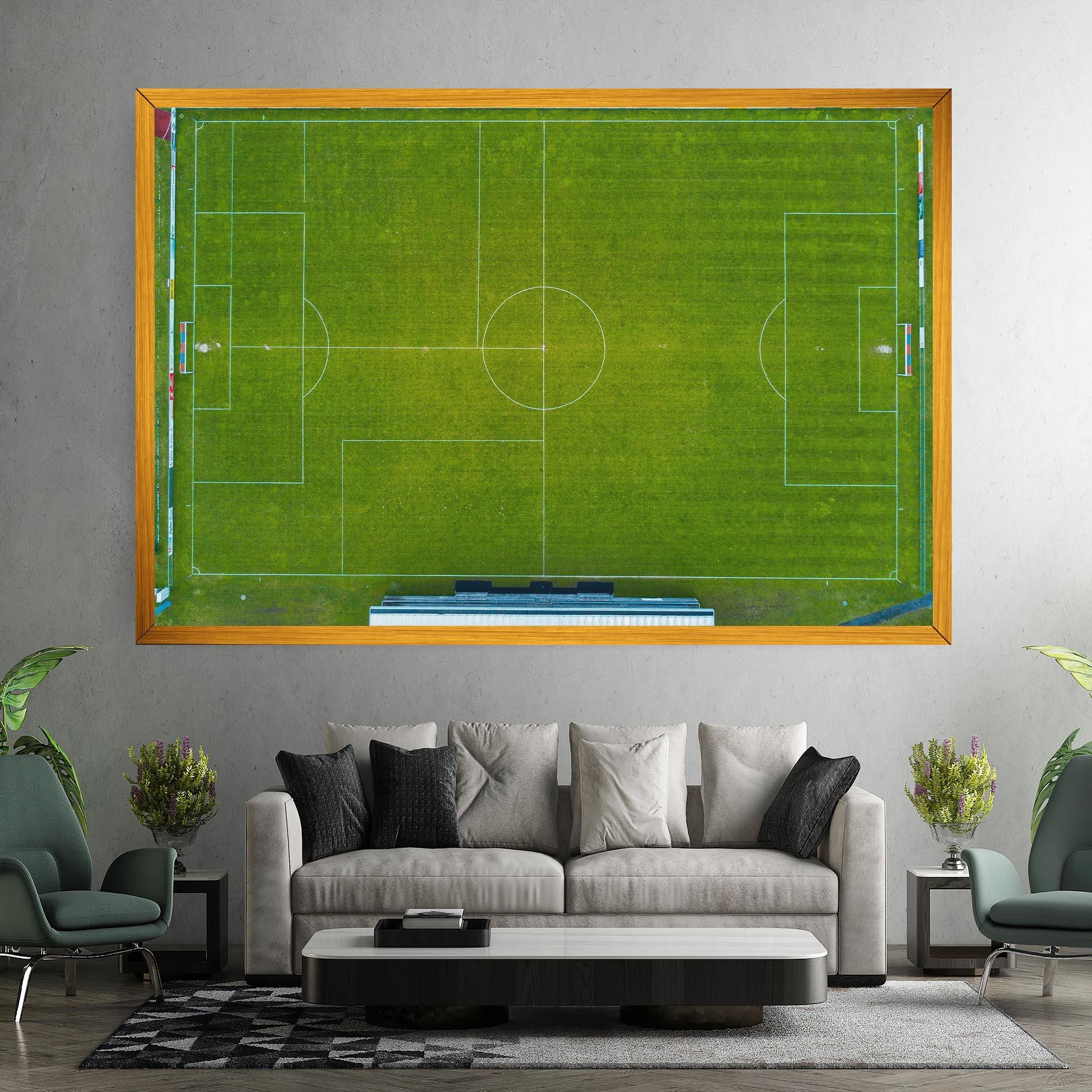 Tablou Canvas Green Football Field mockup 7