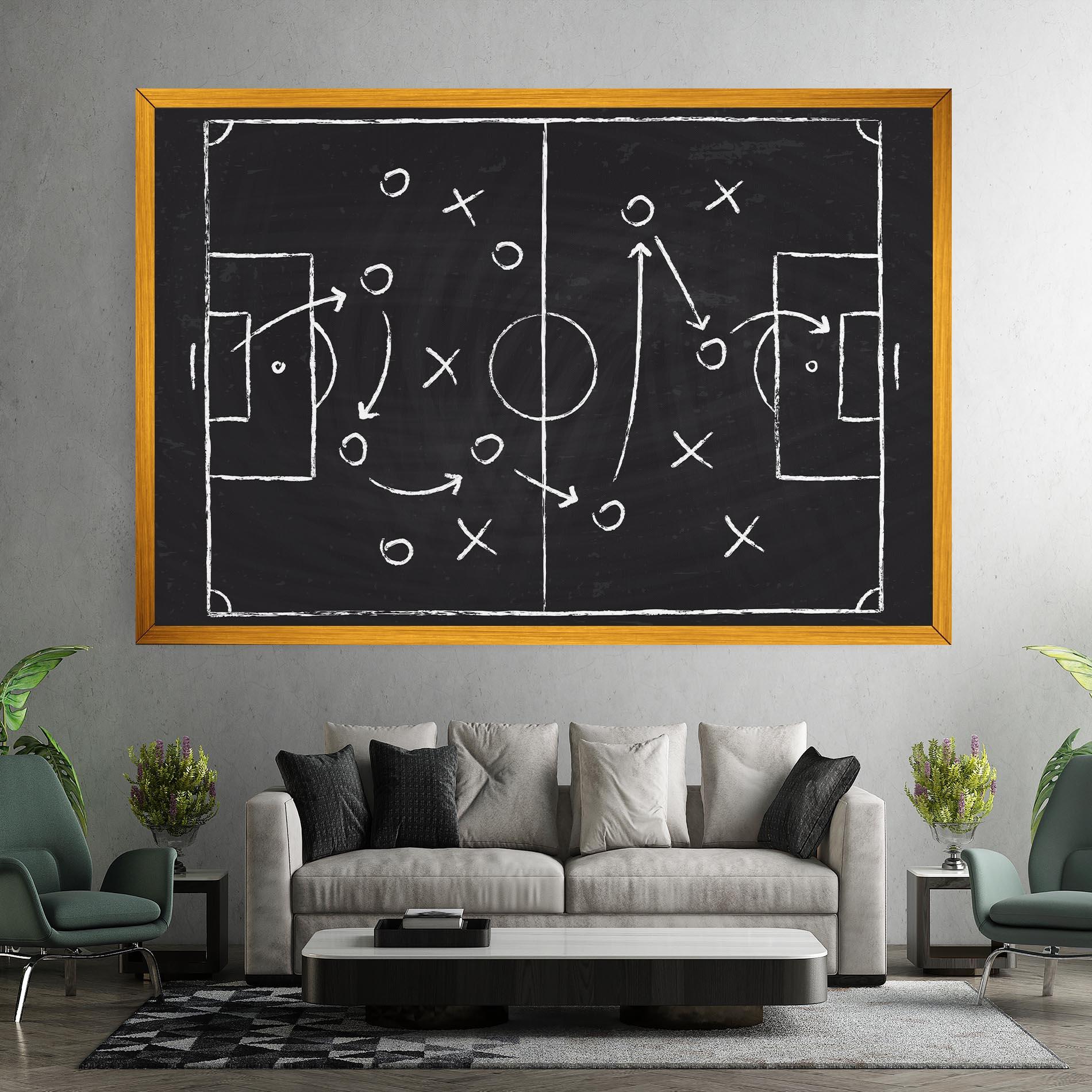 Tablou Canvas Grey Board Football mockup 7
