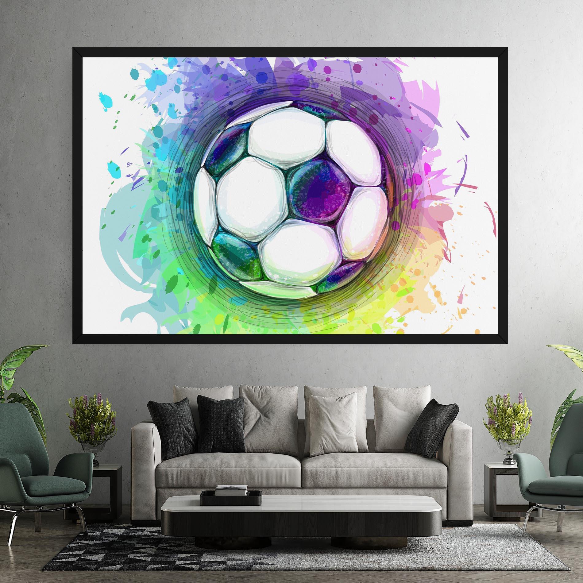 Tablou Canvas Colorful Football mockup 7