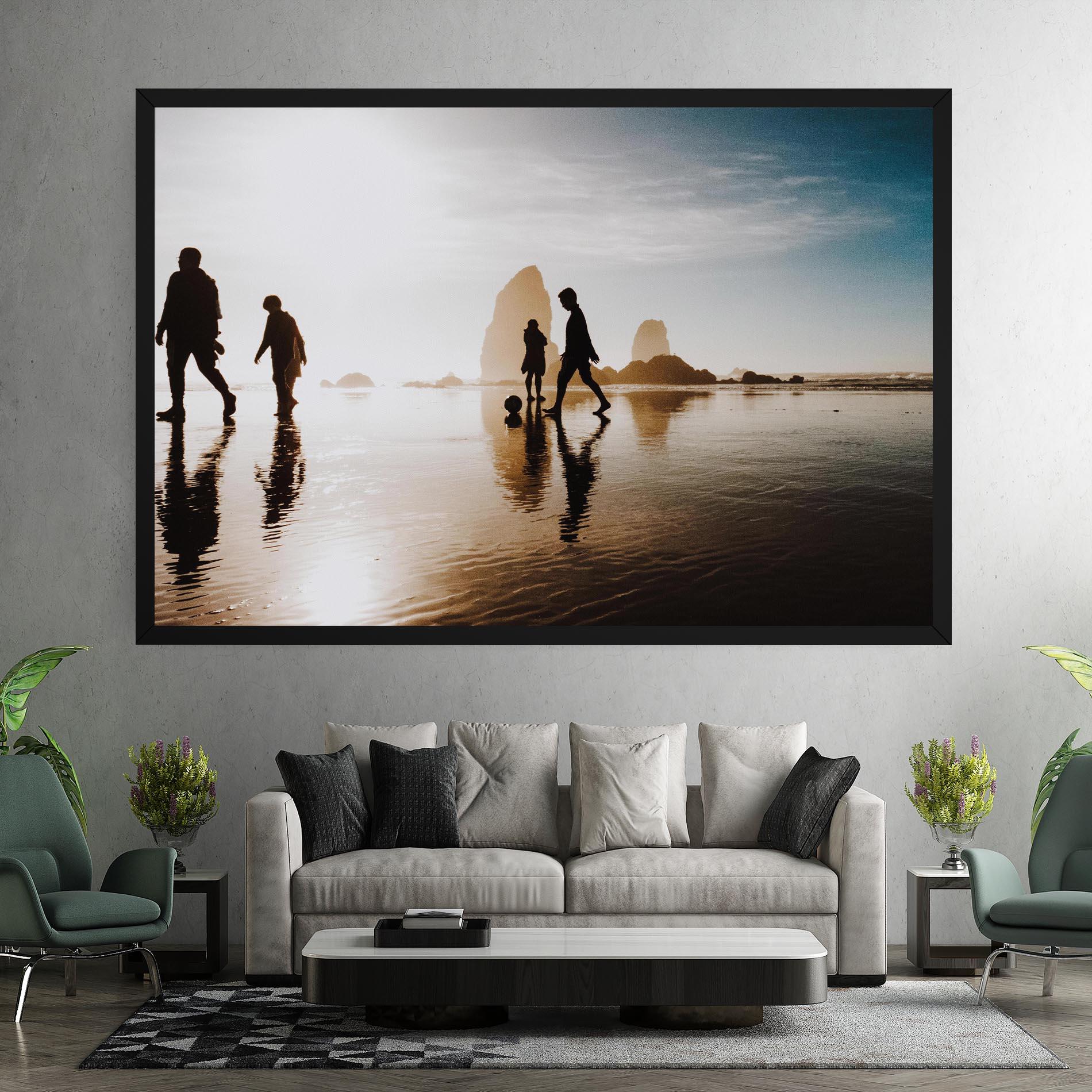 Tablou Canvas Football On Water mockup 7