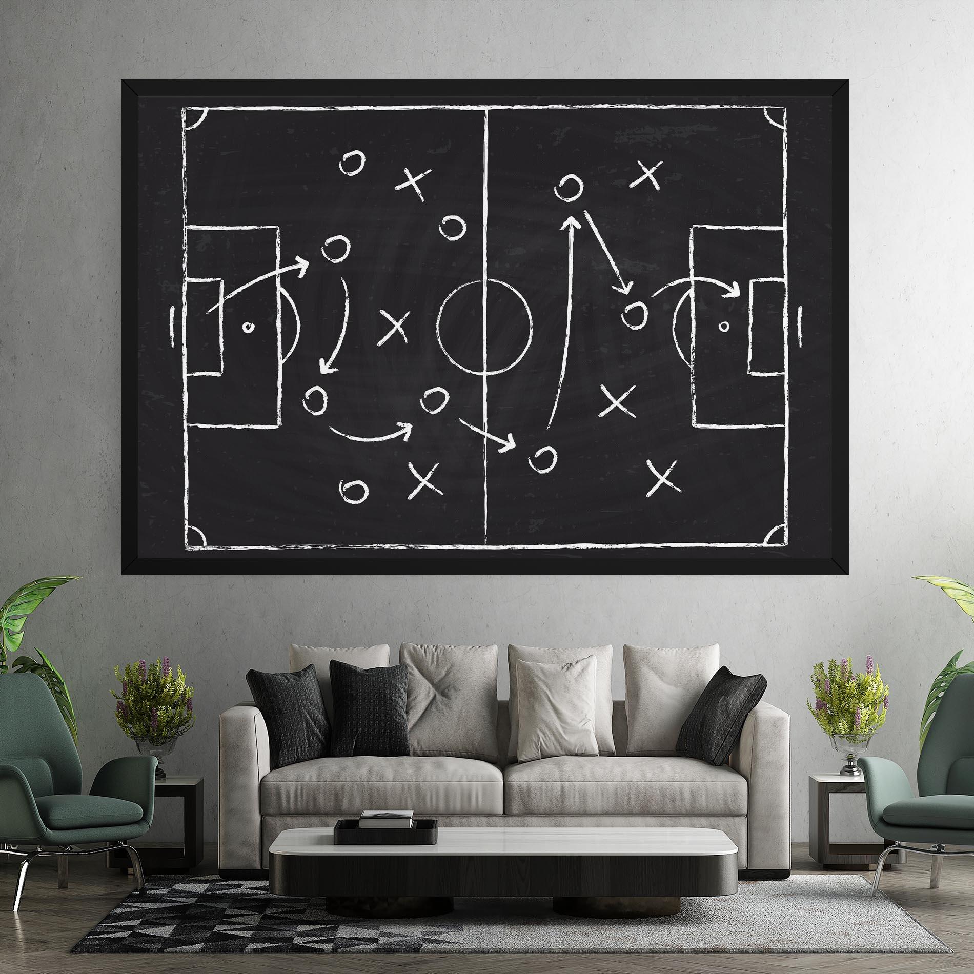 Tablou Canvas Grey Board Football mockup 7