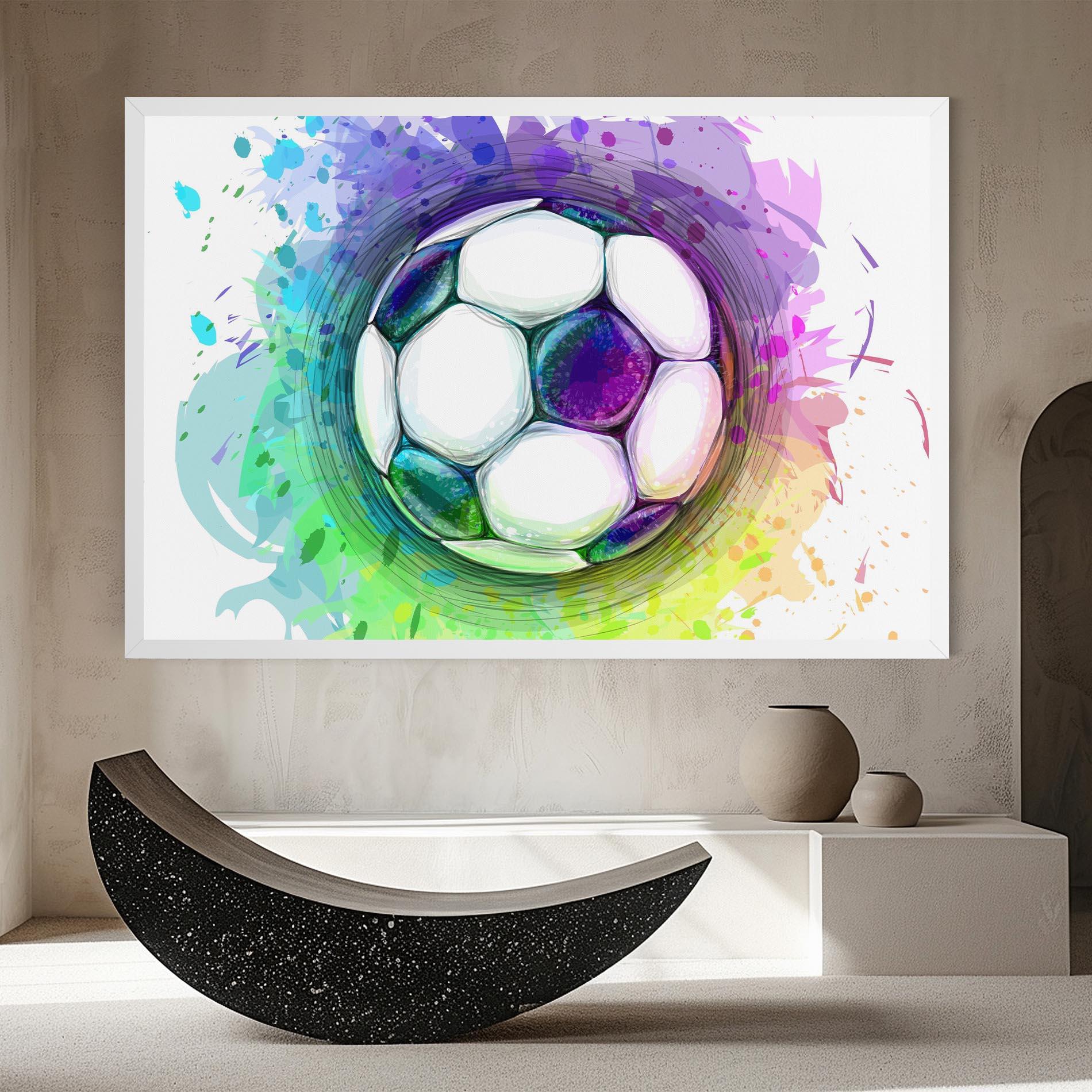 Tablou Canvas Colorful Football mockup 8