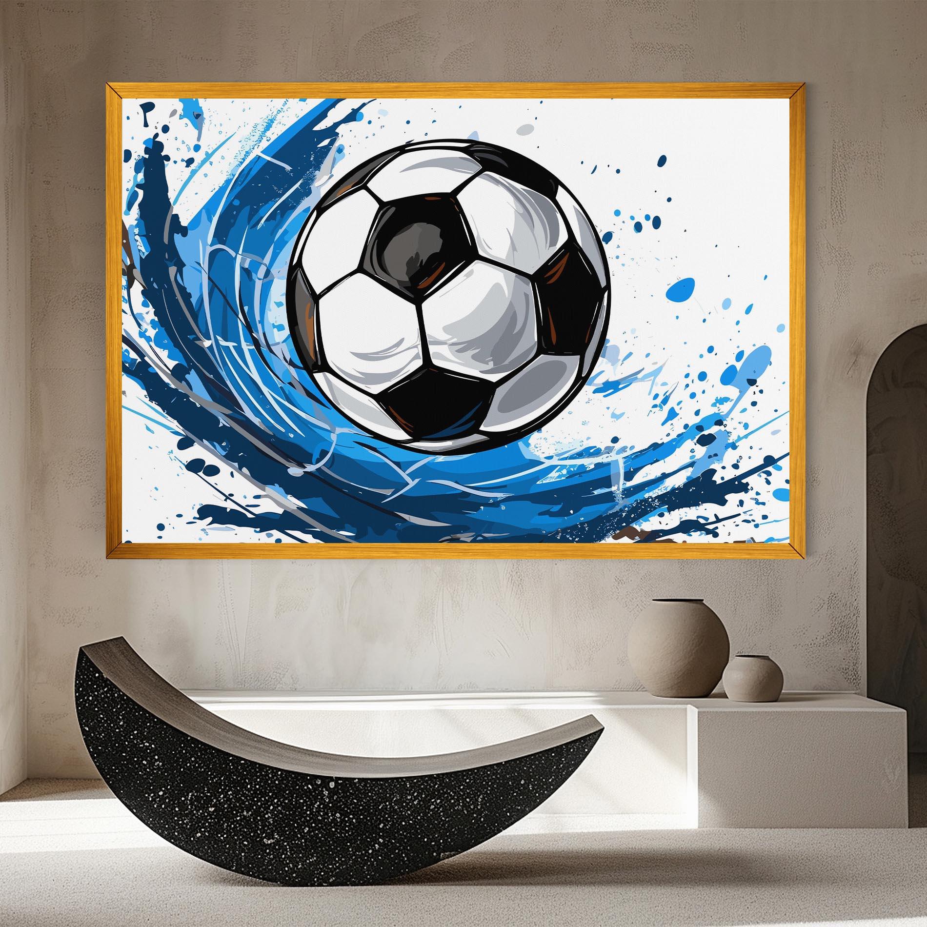 Tablou Canvas Football Wave mockup 8