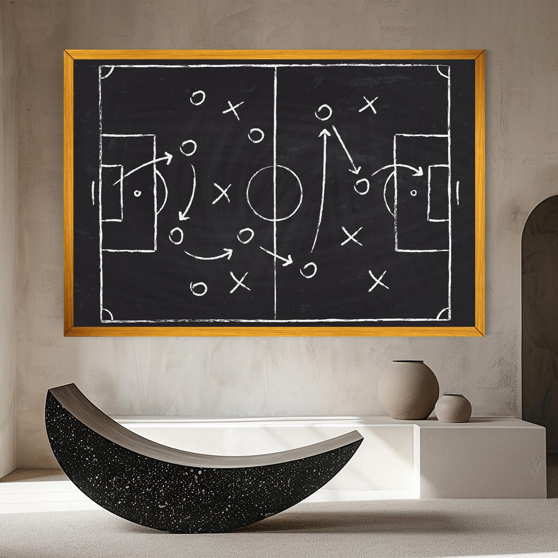 Tablou Canvas Grey Board Football mockup 8