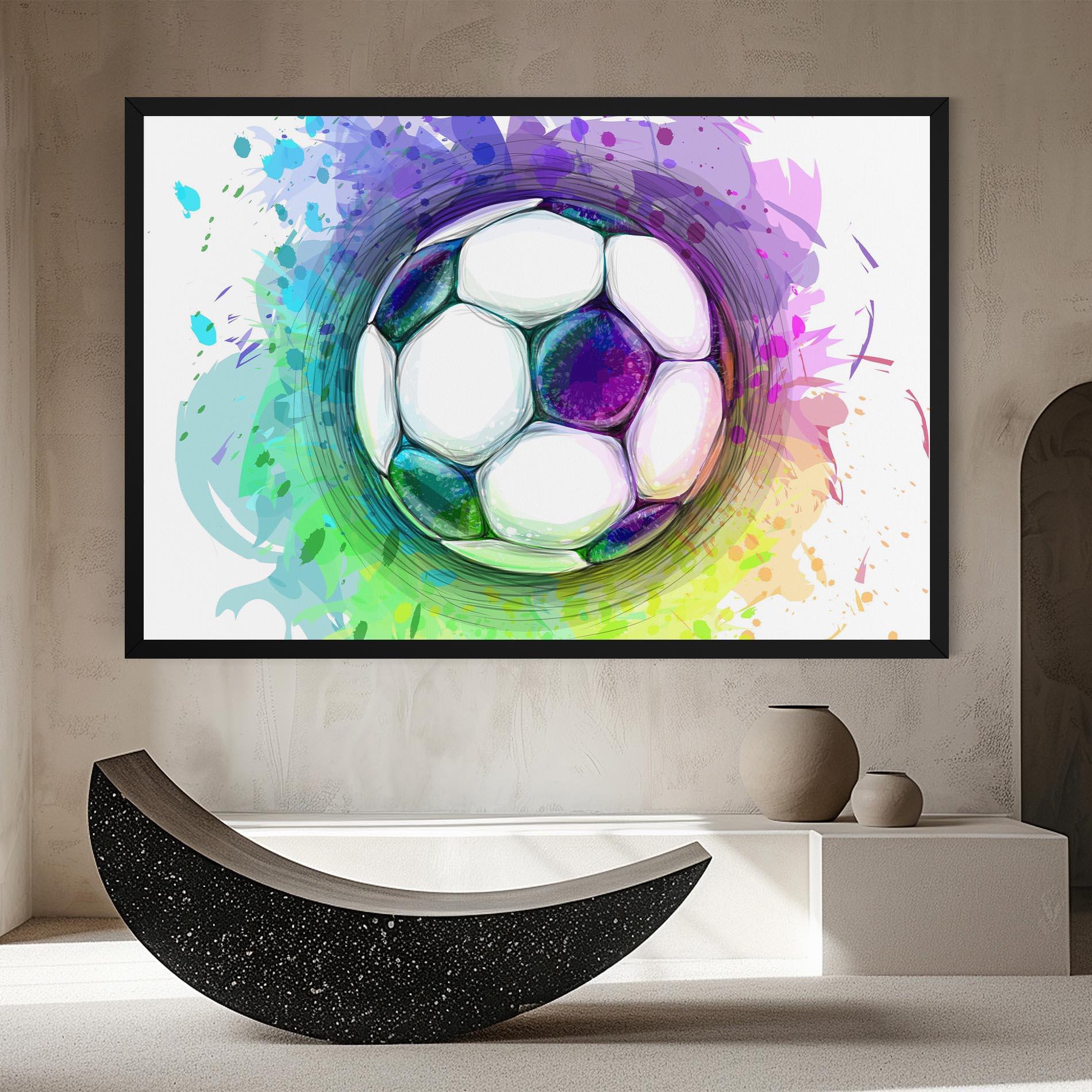 Tablou Canvas Colorful Football mockup 8