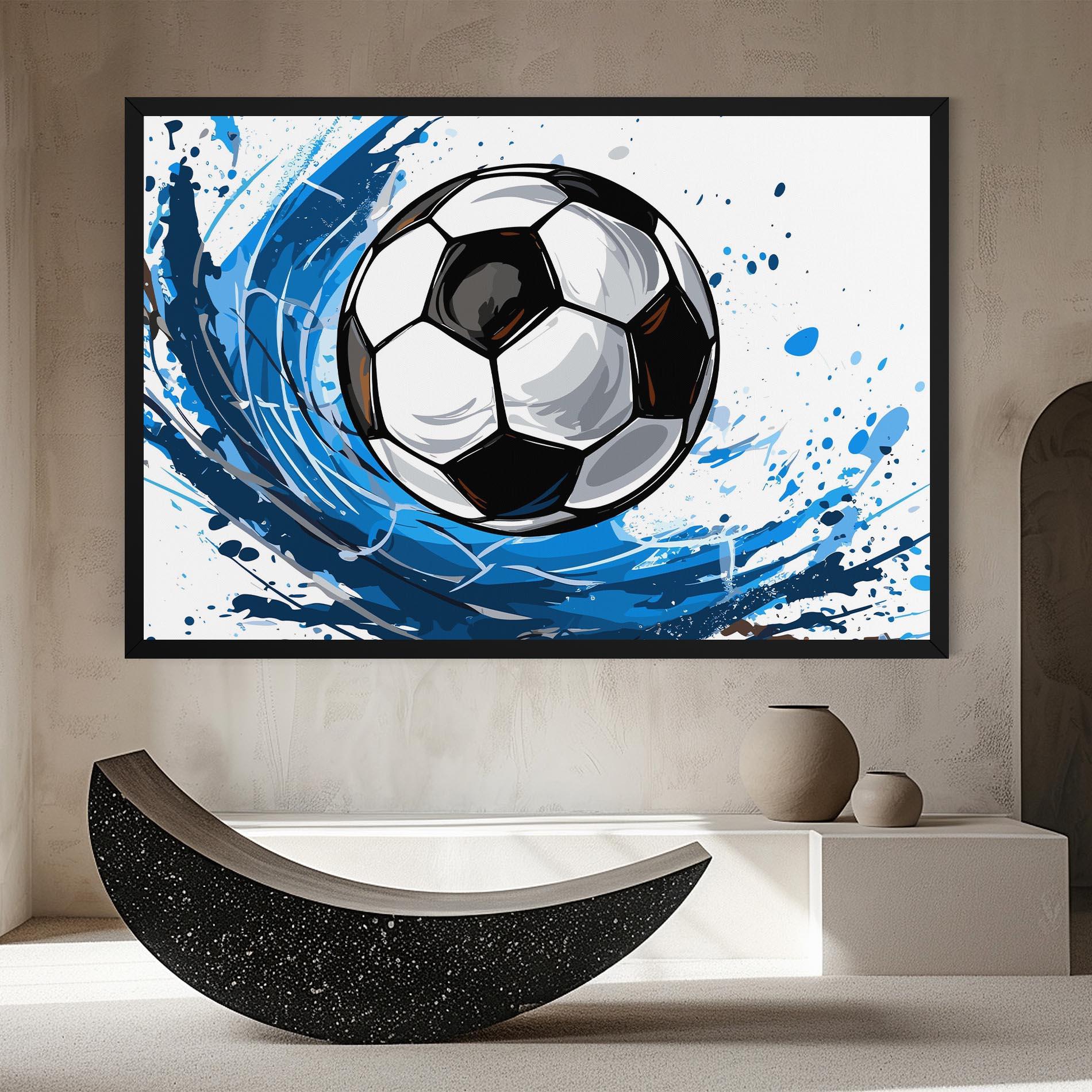 Tablou Canvas Football Wave mockup 8