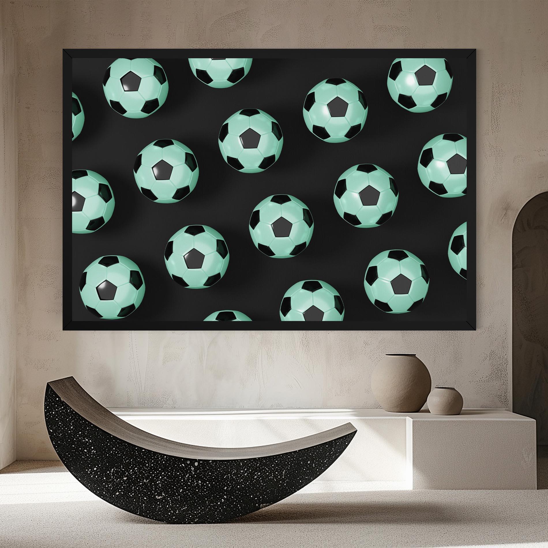 Tablou Canvas Green Light Football mockup 8