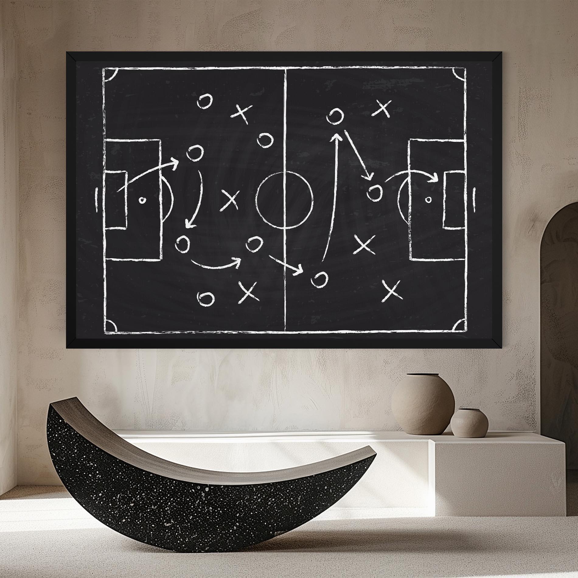 Tablou Canvas Grey Board Football mockup 8
