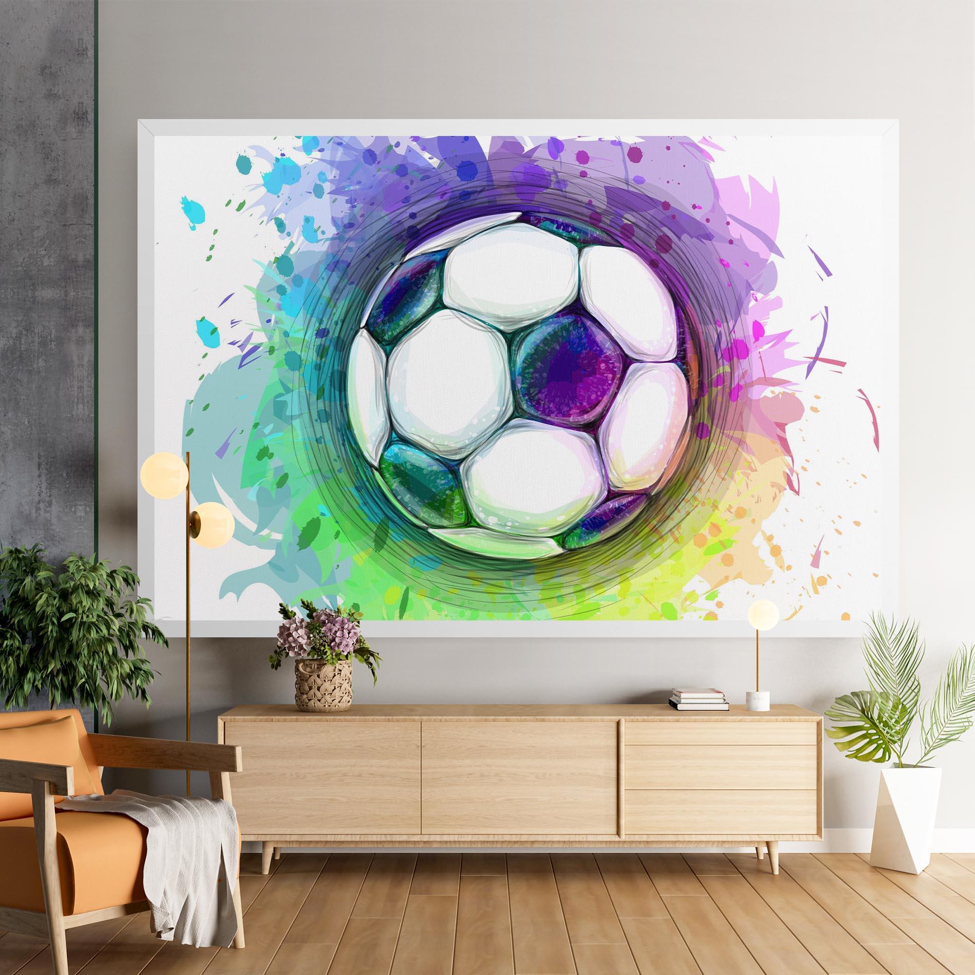 Tablou Canvas Colorful Football mockup 9