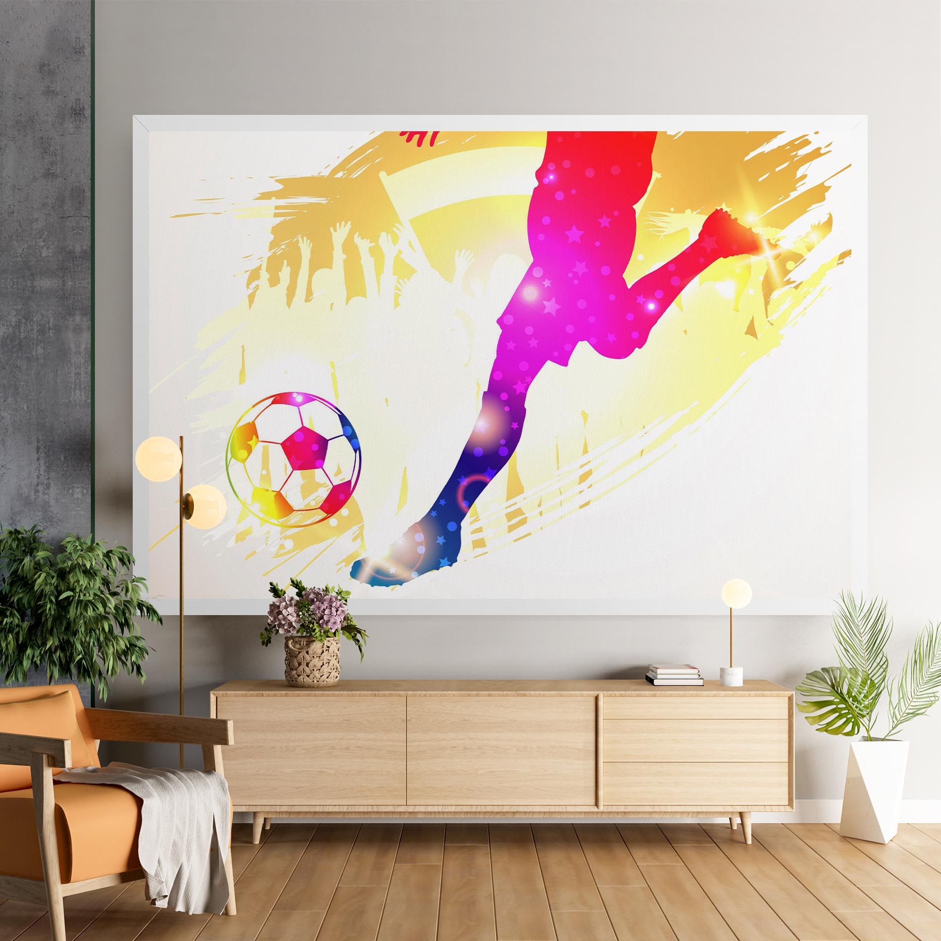 Football Gold Art mockup 9