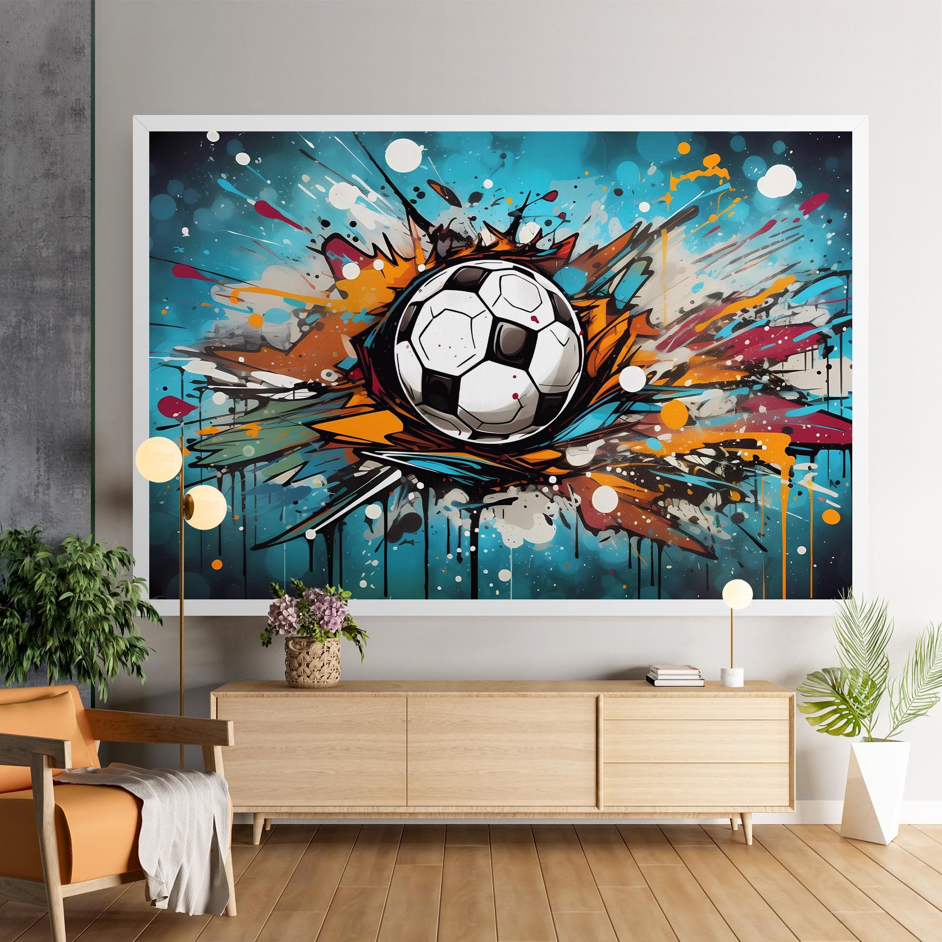 Football Graffiti Style mockup 9