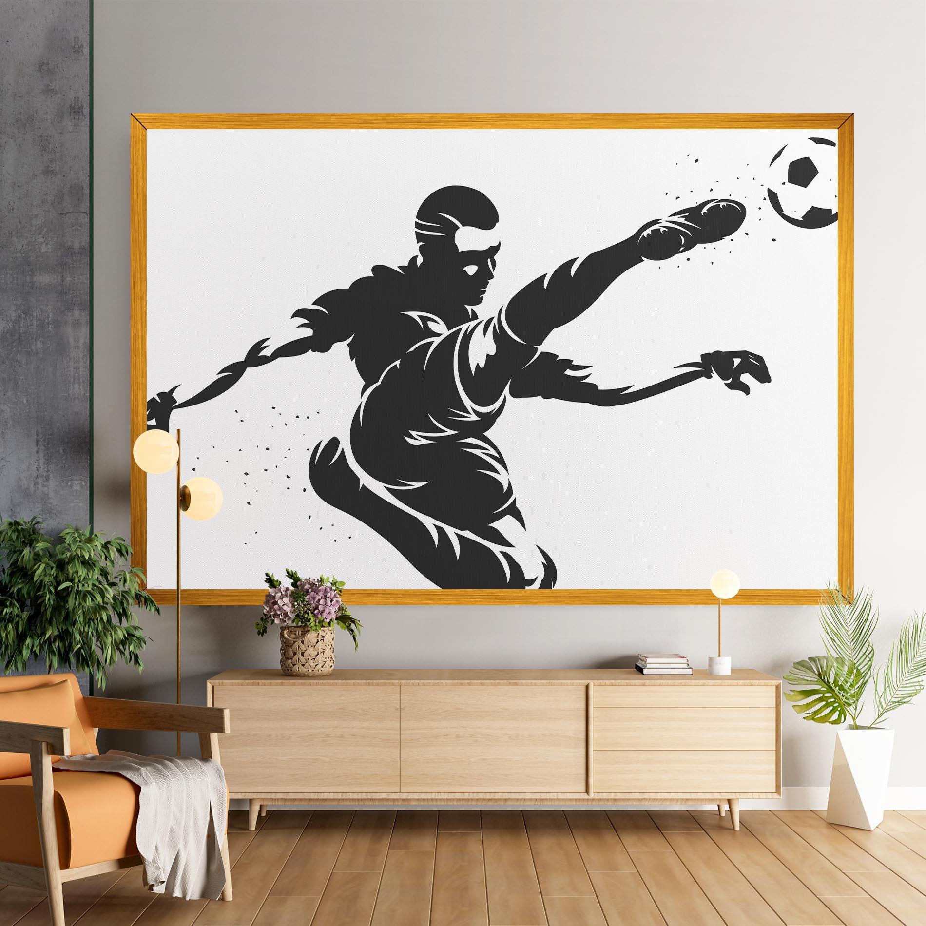 Tablou Canvas Air Football mockup 9