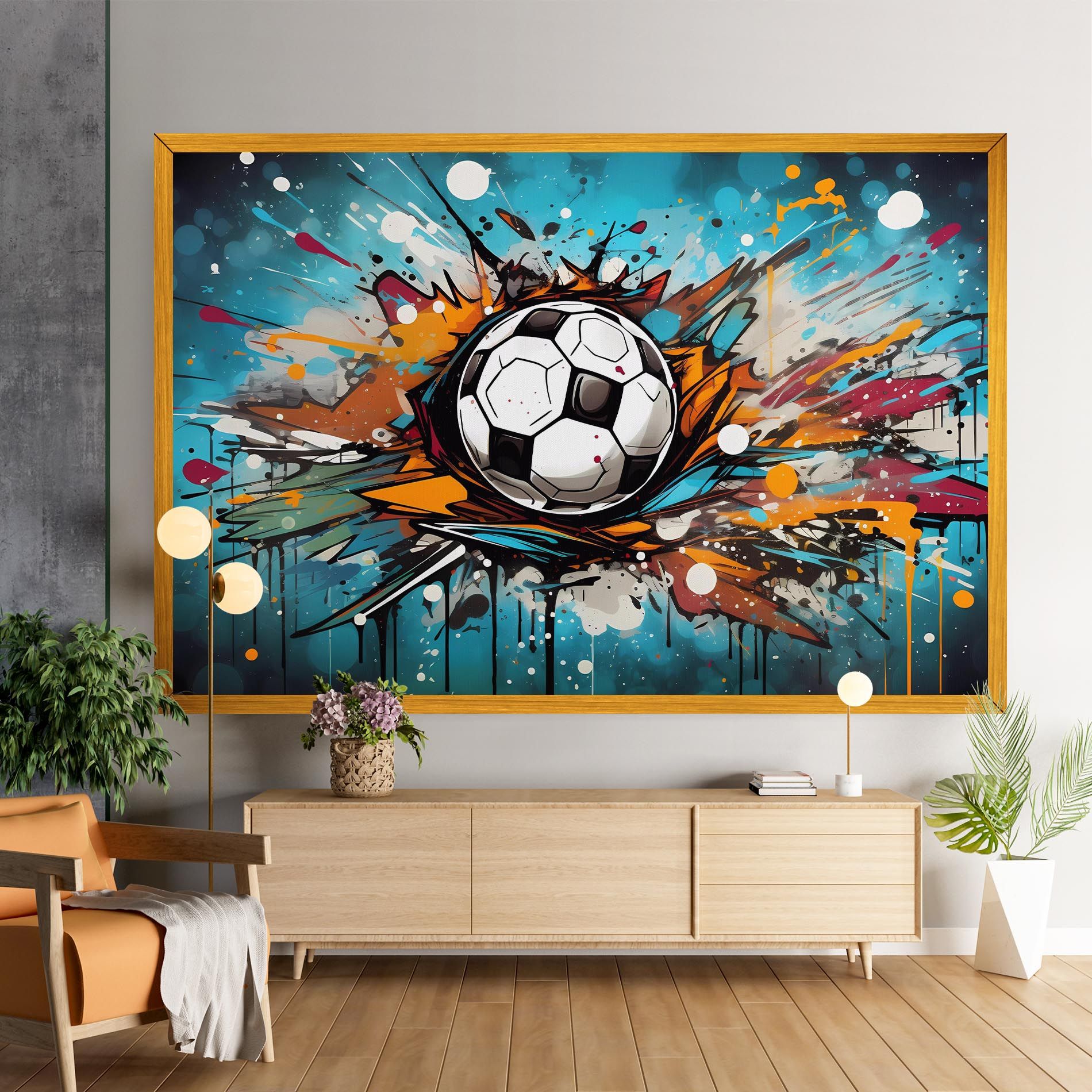 Football Graffiti Style mockup 9