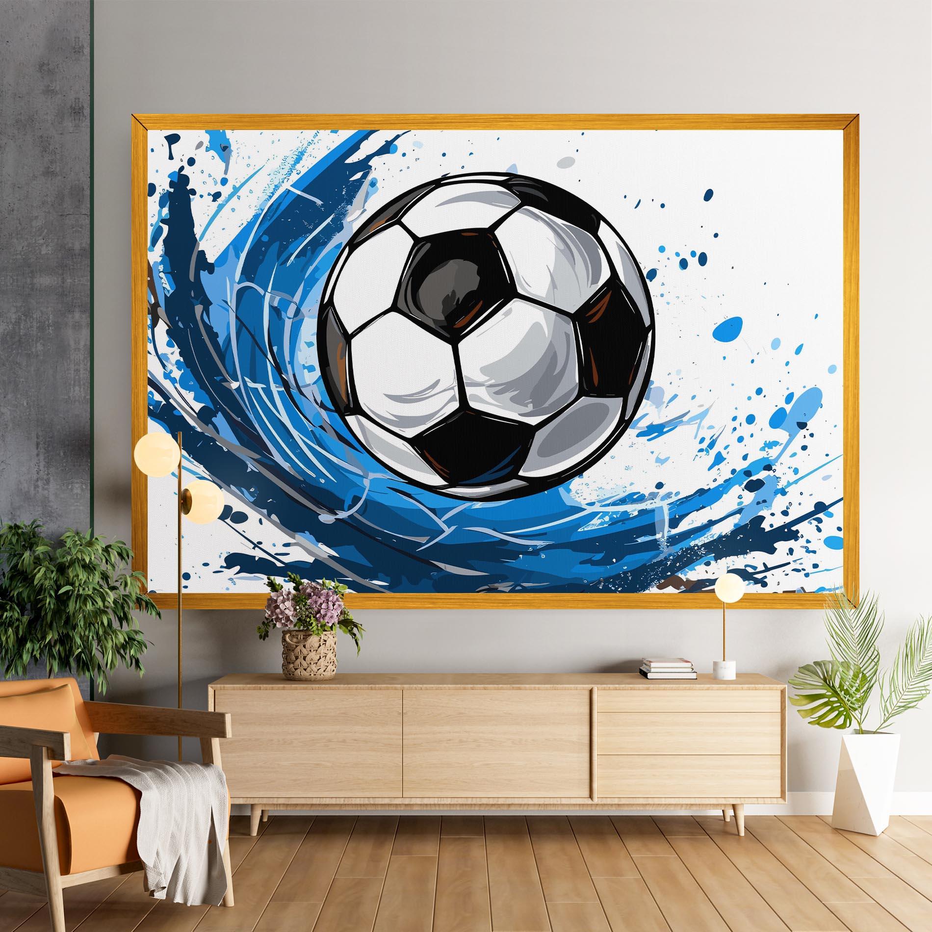 Tablou Canvas Football Wave mockup 9