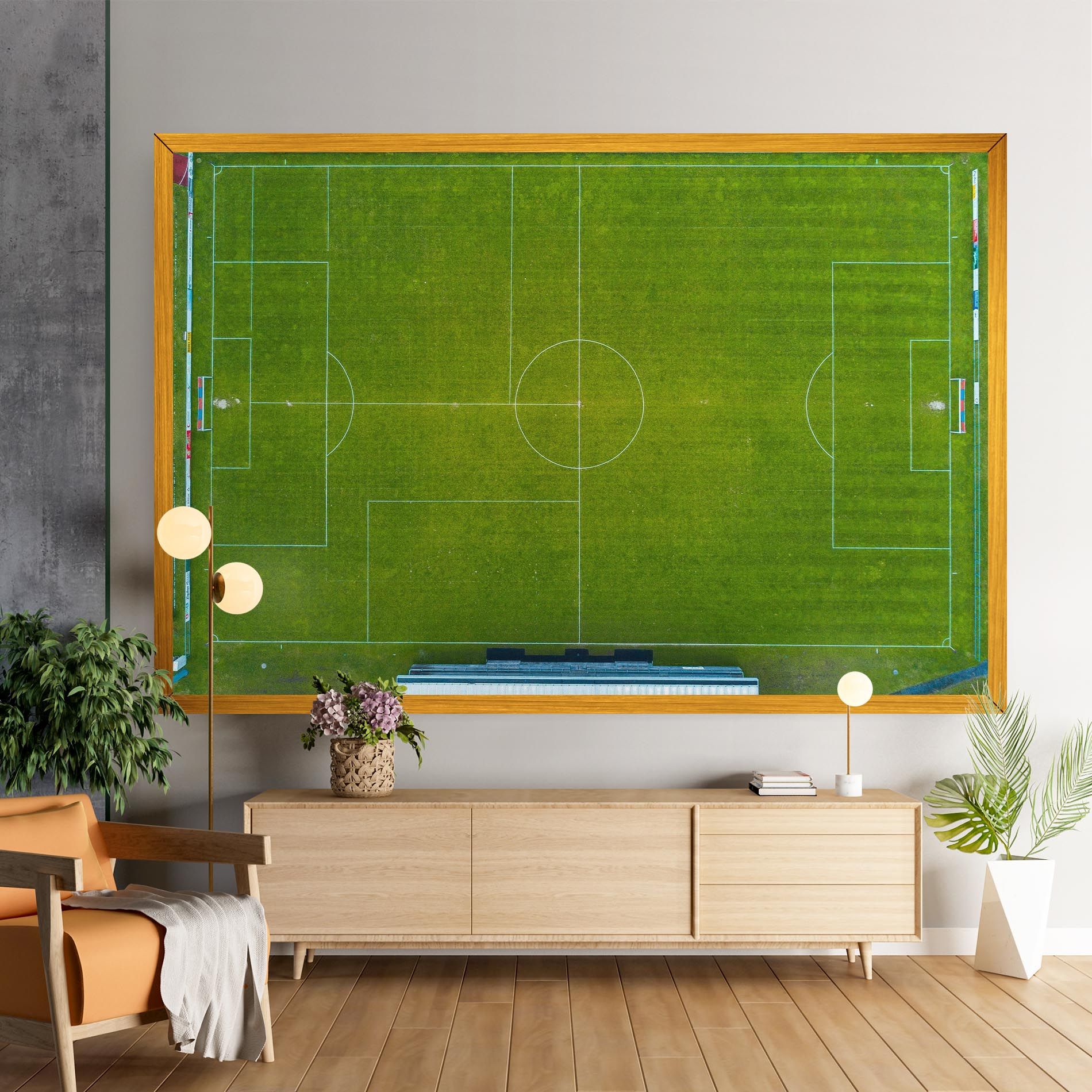 Green Football Field mockup 9