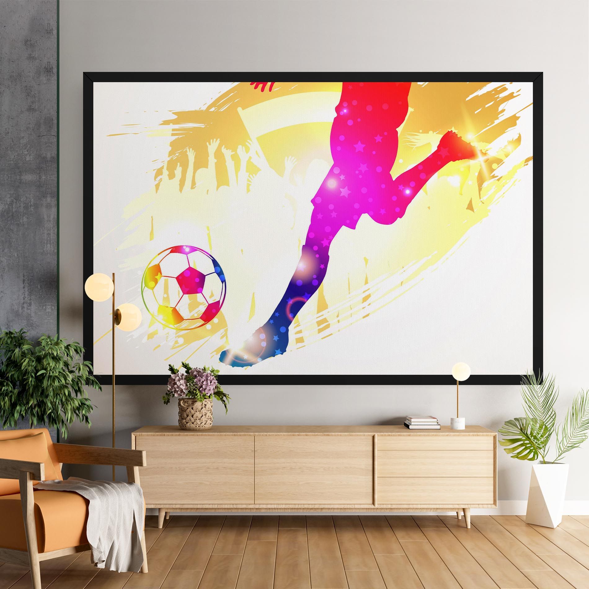 Football Gold Art mockup 9