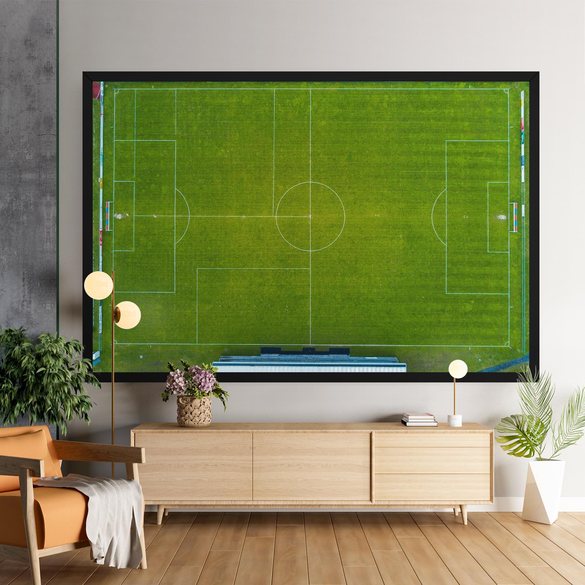 Tablou Canvas Green Football Field mockup 9