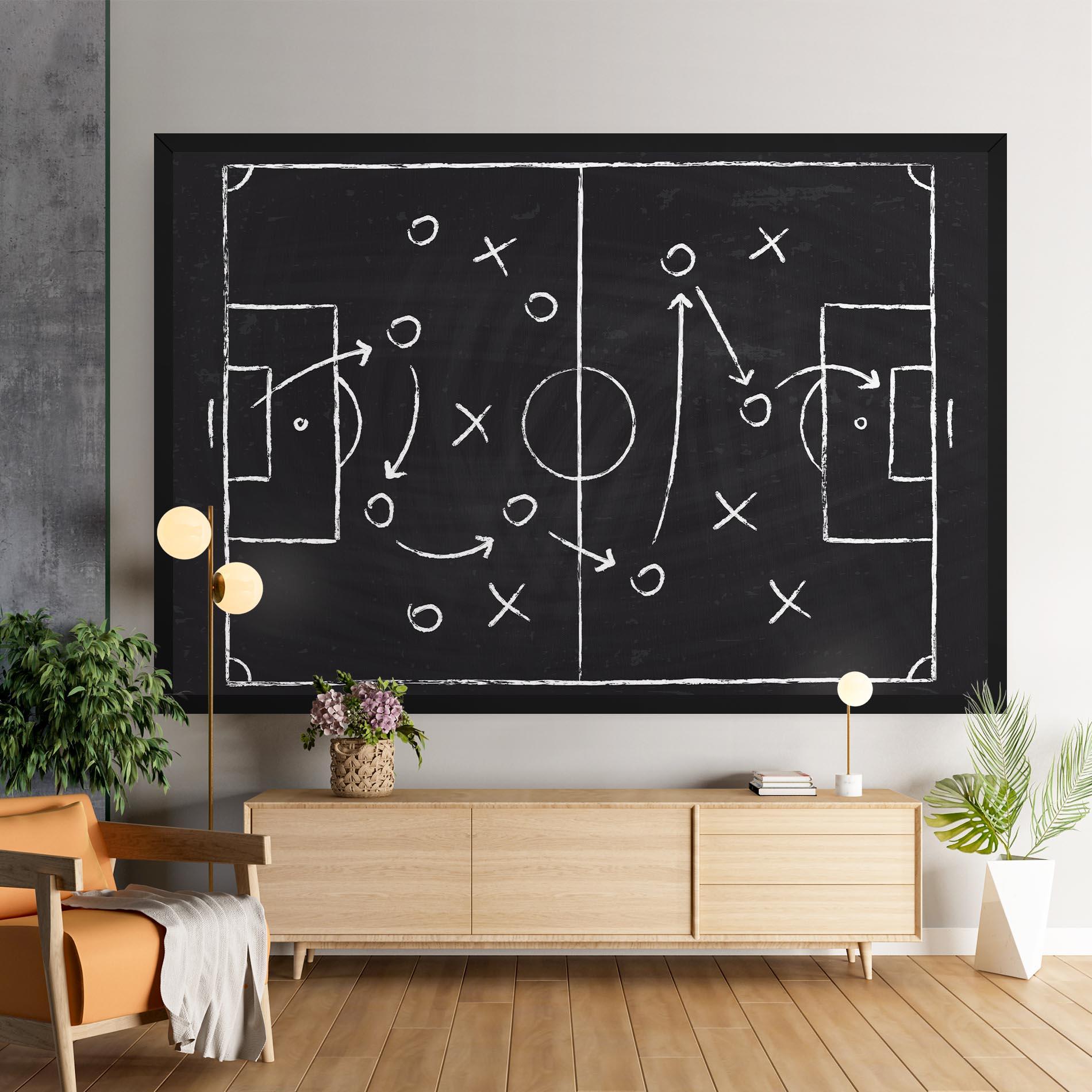 Tablou Canvas Grey Board Football mockup 9
