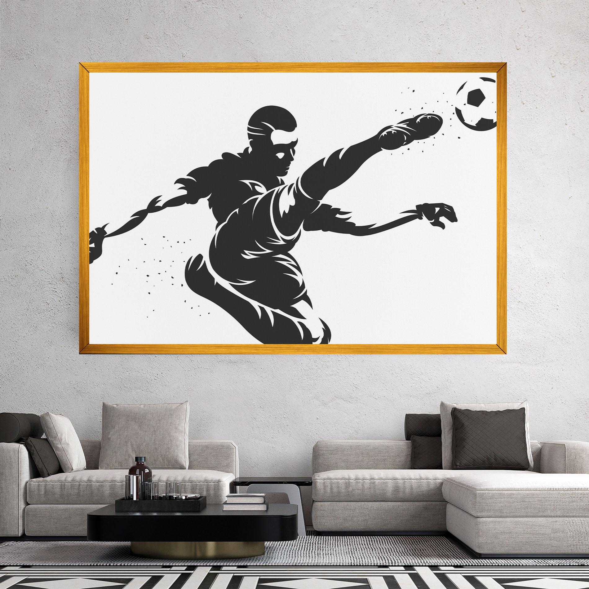 Tablou Canvas Air Football mockup 2